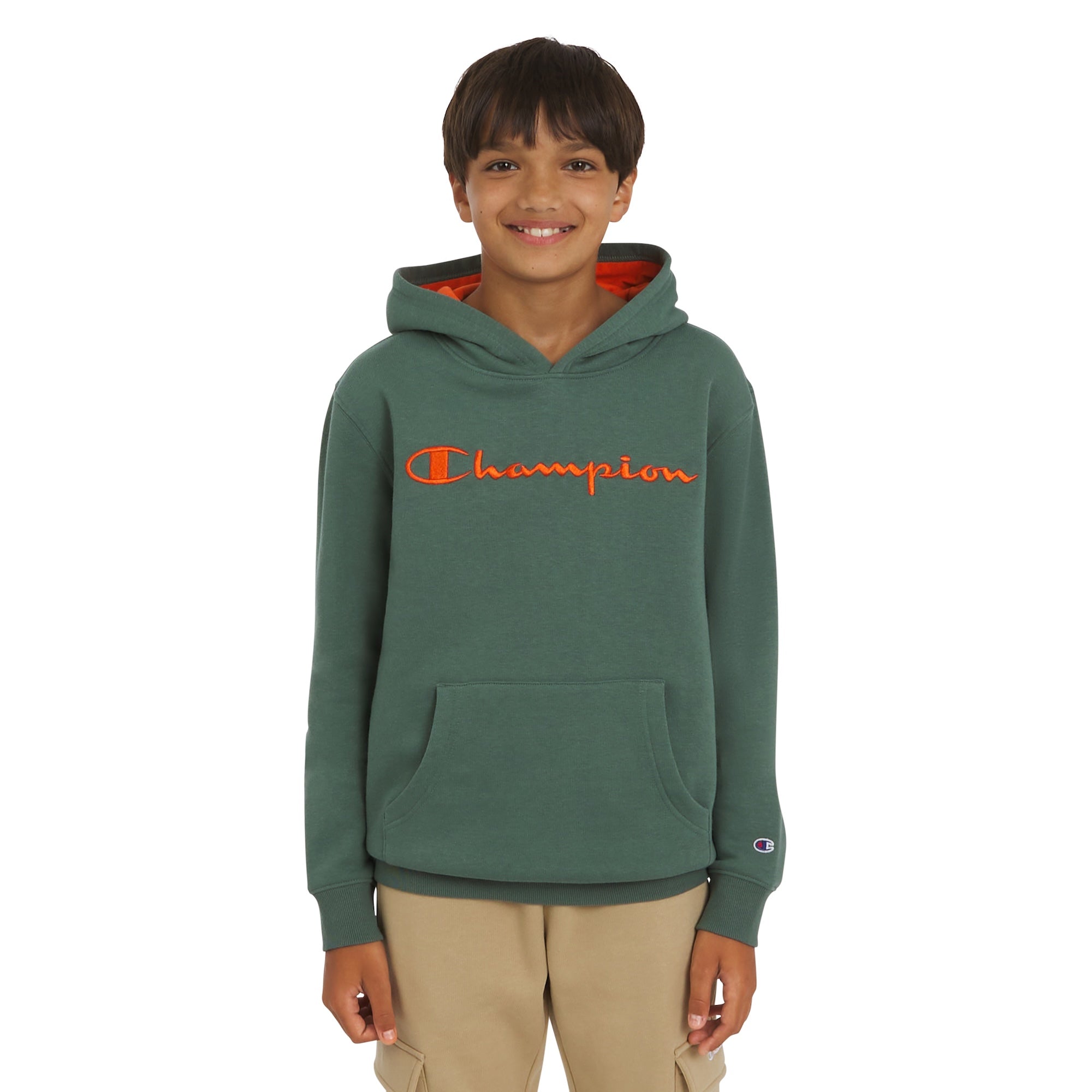 Signature Pop Color Embroidery Hoodie