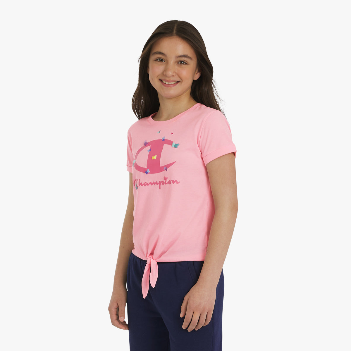 Tie Front T-Shirt - Image 2