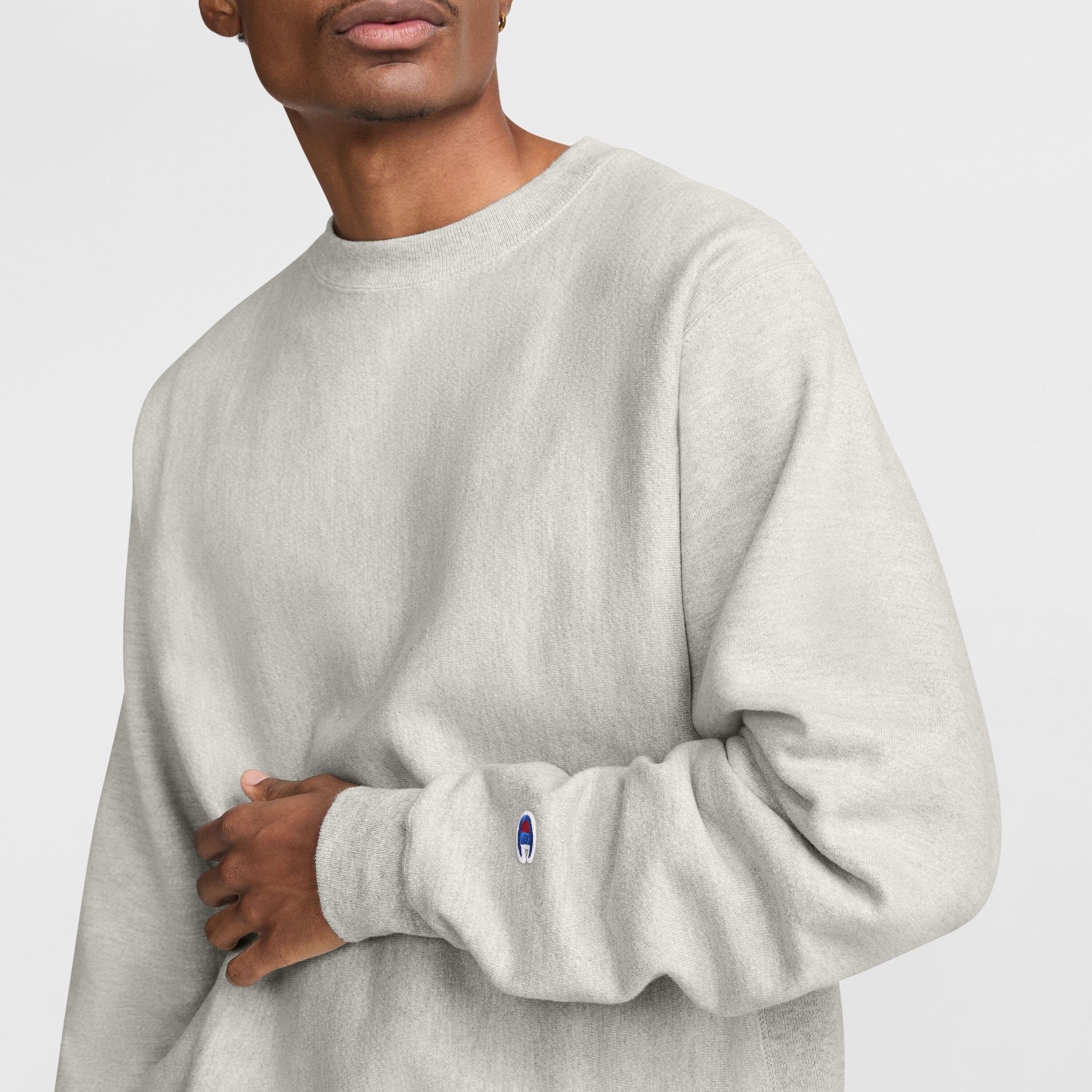 Reverse Weave Crewneck Sweatshirt - Image 2
