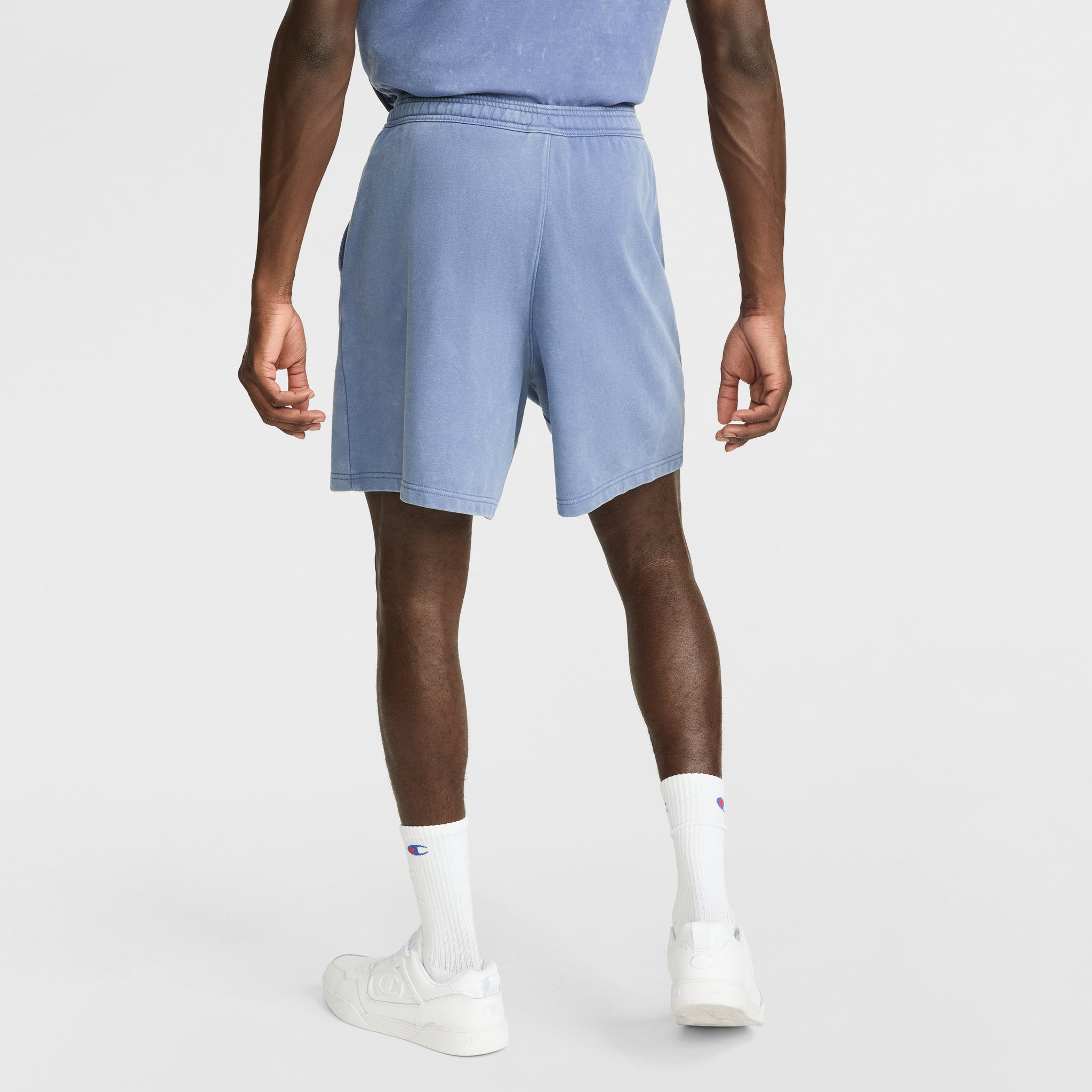 7 Vintage Wash Lightweight Fleece Shorts - Image 2