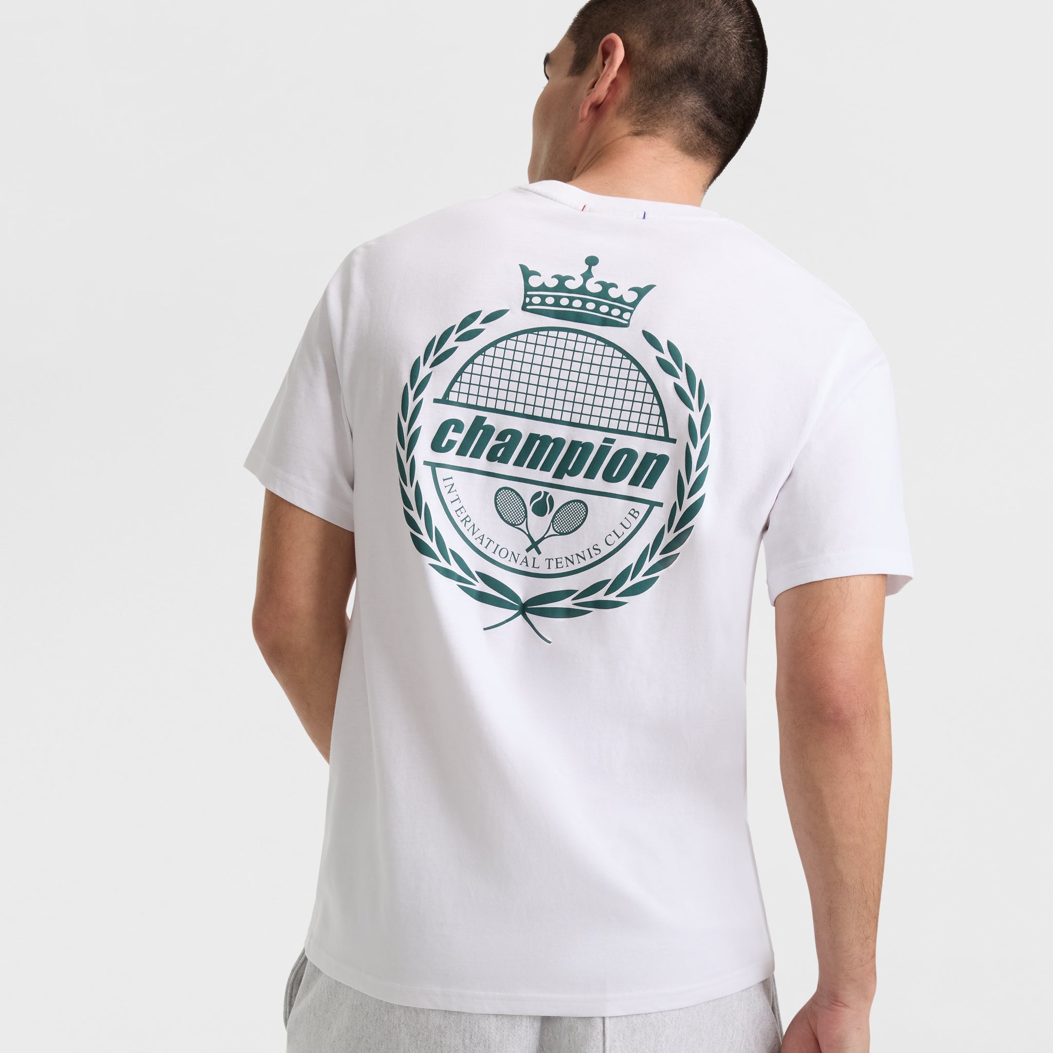 Rochester Short-Sleeve T-Shirt. Tennis Crest - Image 2