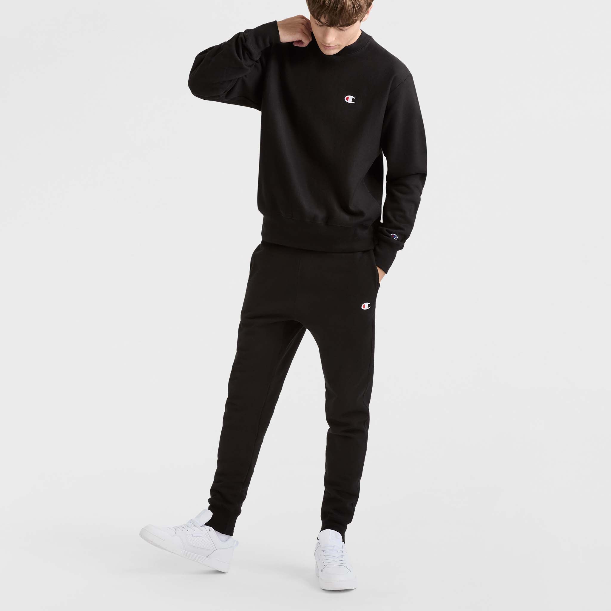Reverse Weave Crewneck Sweatshirt. C Logo - Image 3