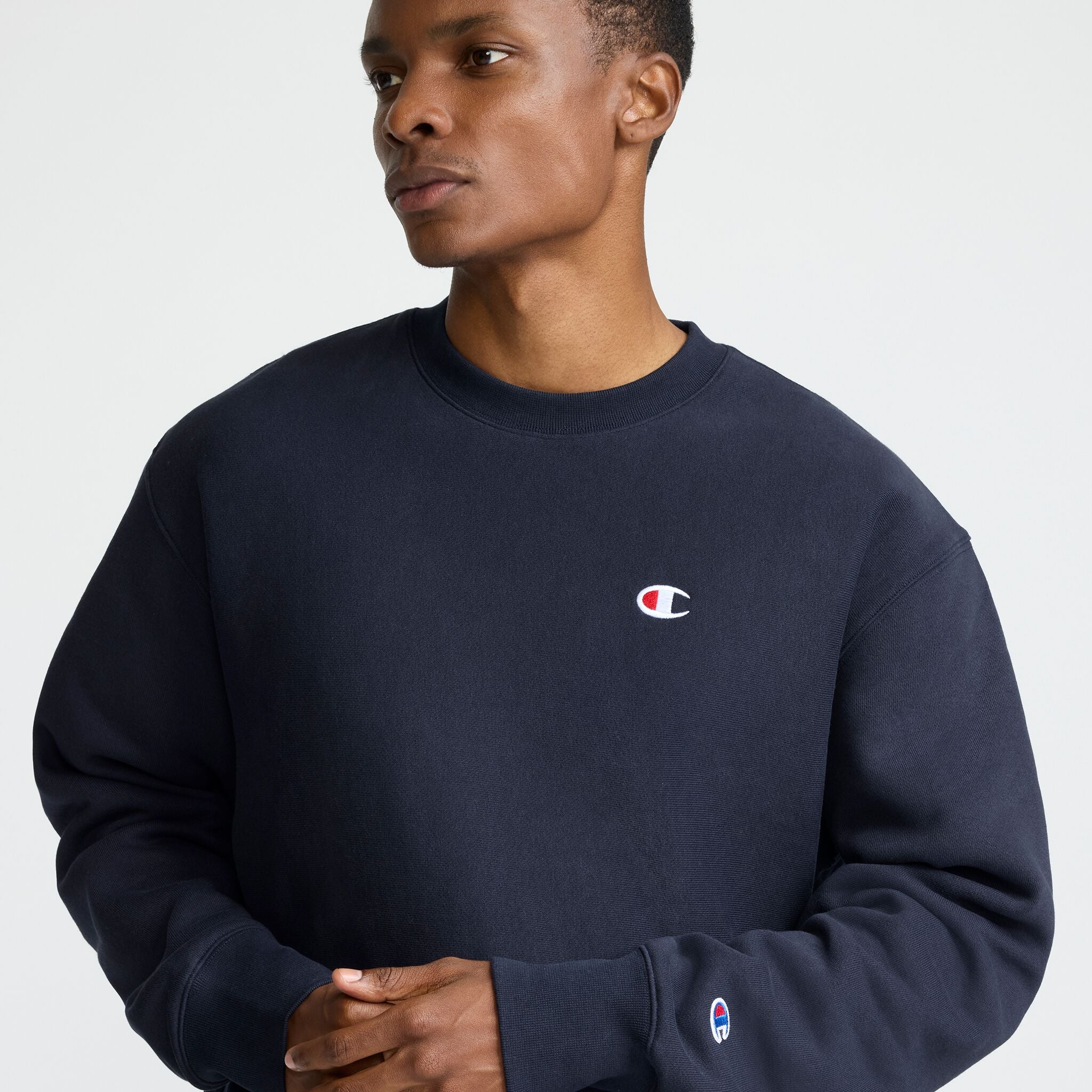 Reverse Weave Crewneck Sweatshirt. C Logo - Image 3