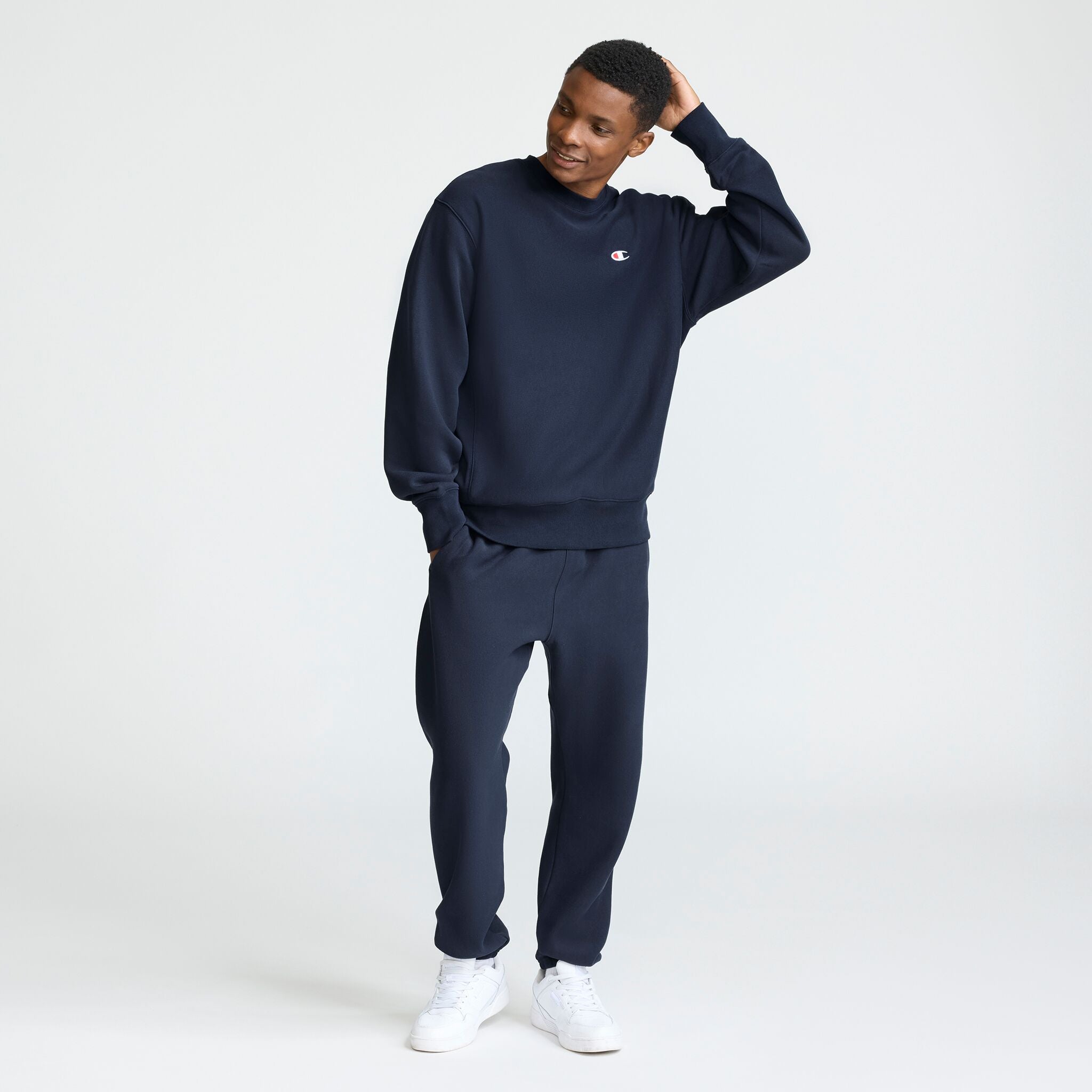 Reverse Weave Crewneck Sweatshirt. C Logo - Image 5