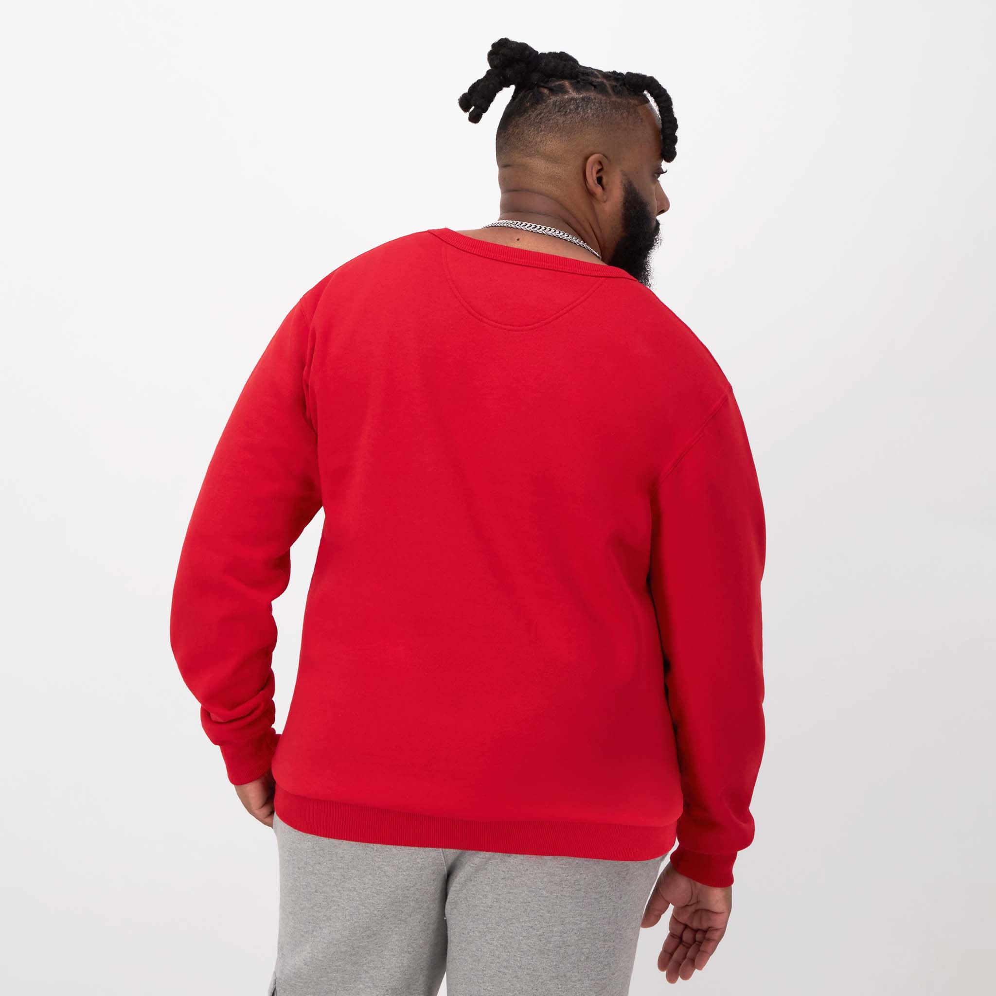 Powerblend Crewneck Sweatshirt. Script Logo - Big & Tall - Image 3