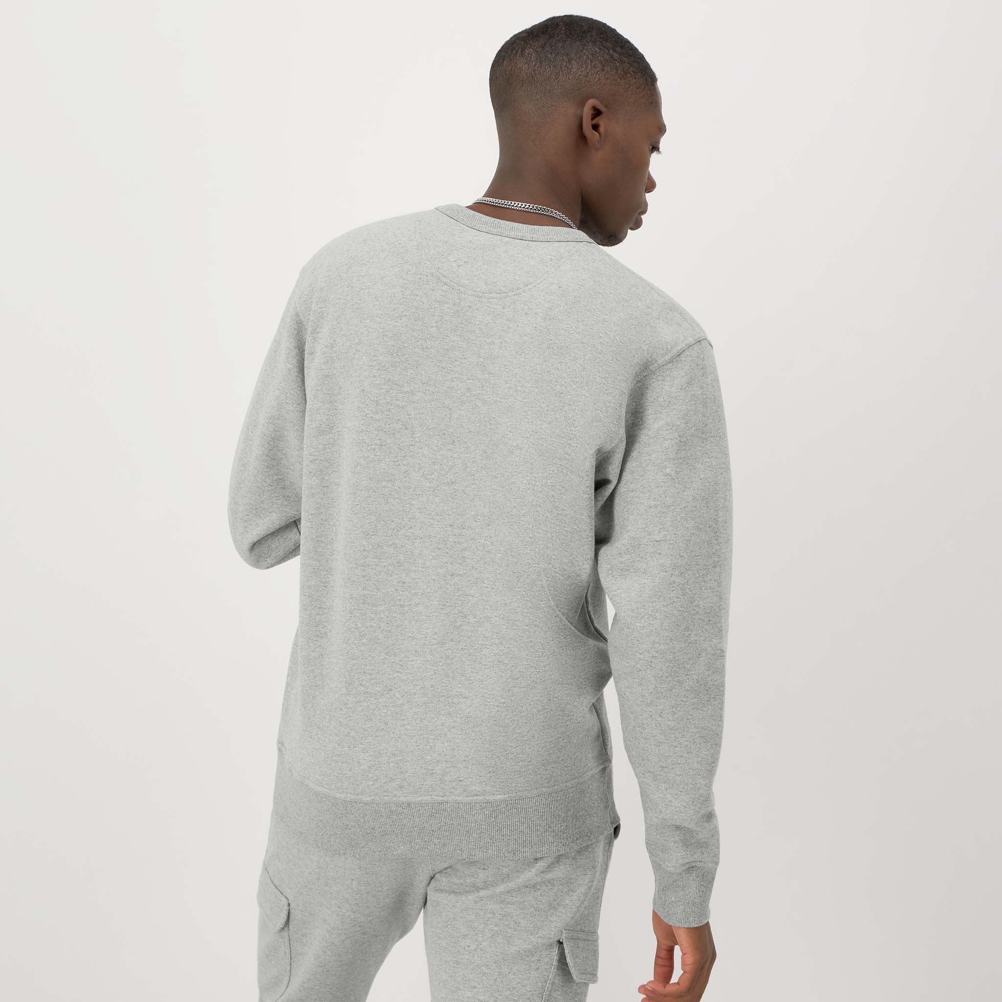 Powerblend Crewneck Sweatshirt. Left Script Logo - Image 3