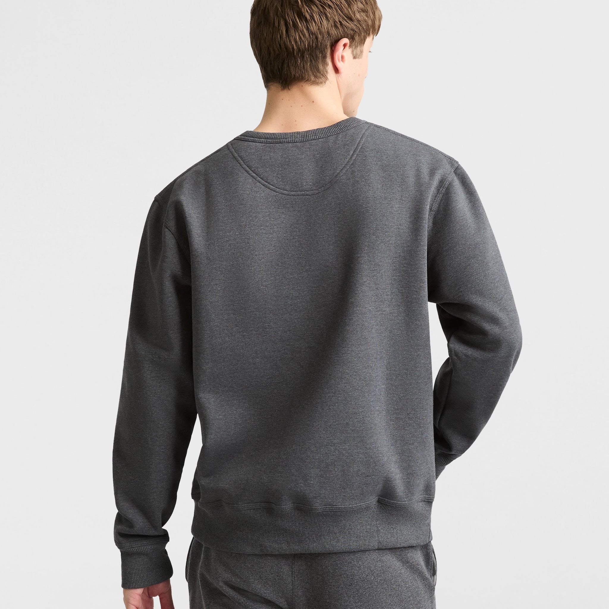 Powerblend Crewneck Sweatshirt. Classic Script Logo - Image 2