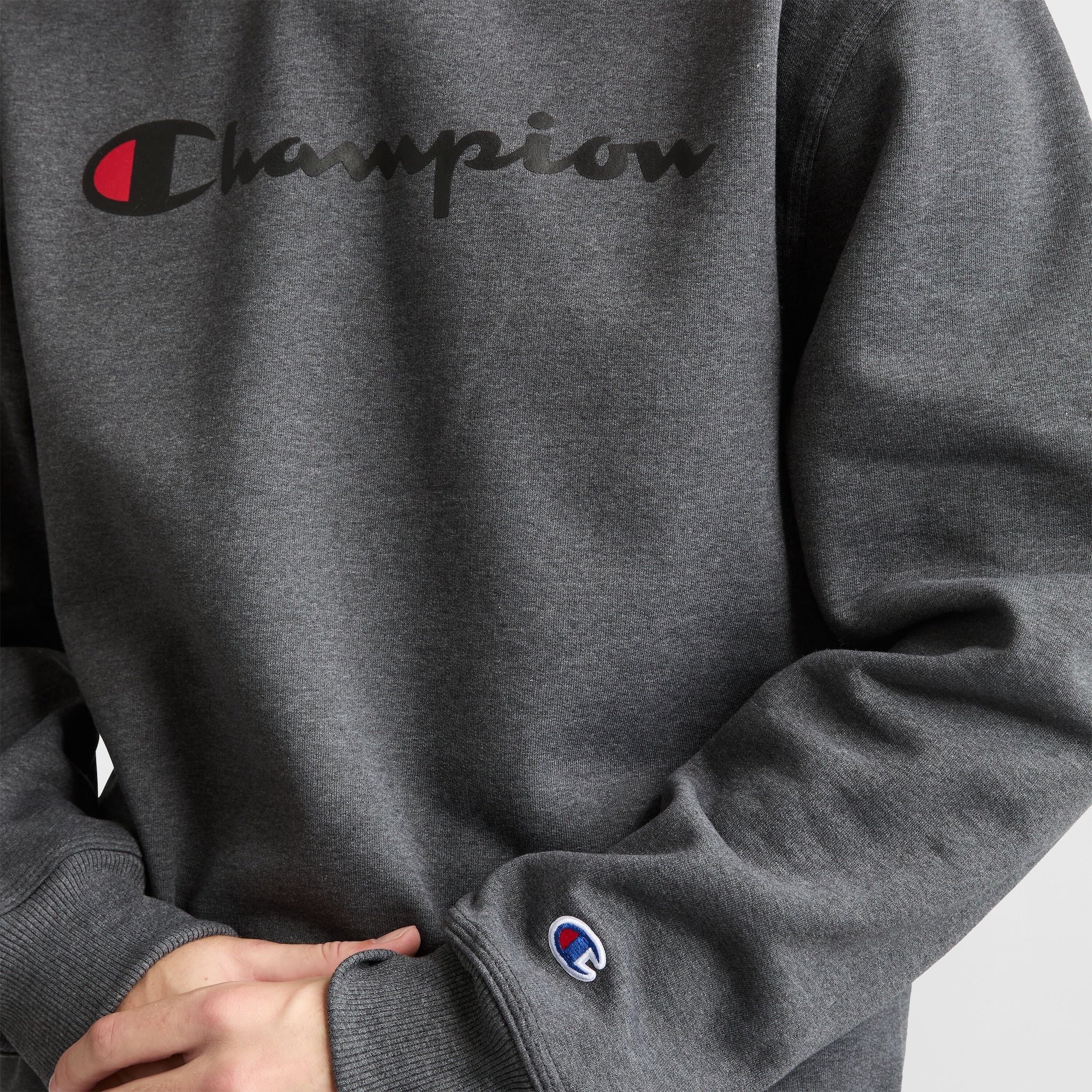 Powerblend Crewneck Sweatshirt. Classic Script Logo - Image 3