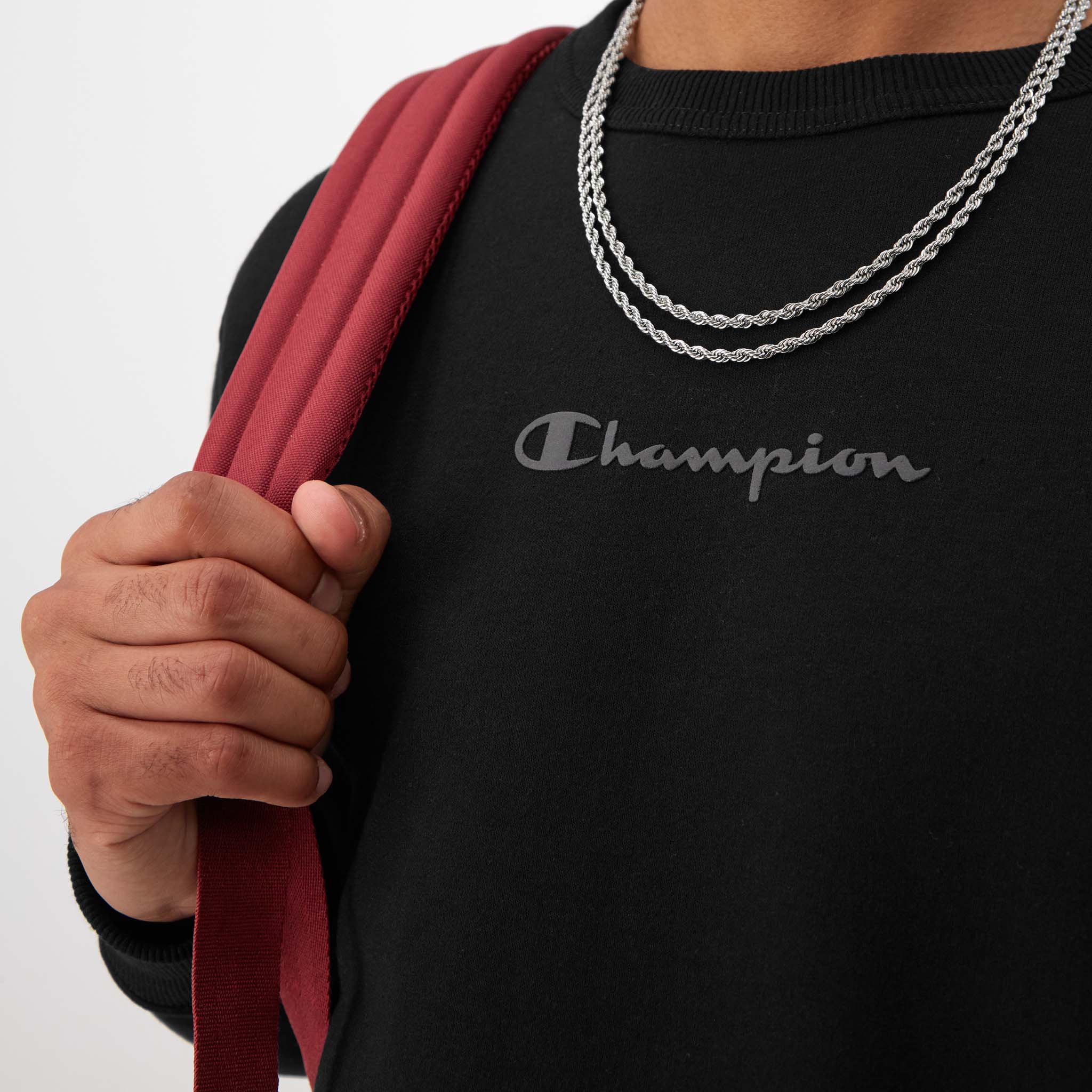 Powerblend Crewneck Sweatshirt. Tonal Script Logo - Image 4