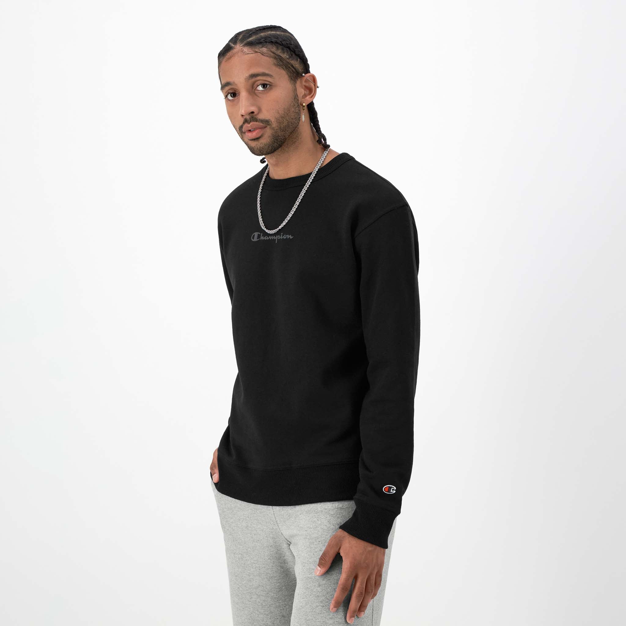 Powerblend Crewneck Sweatshirt. Tonal Script Logo - Image 2