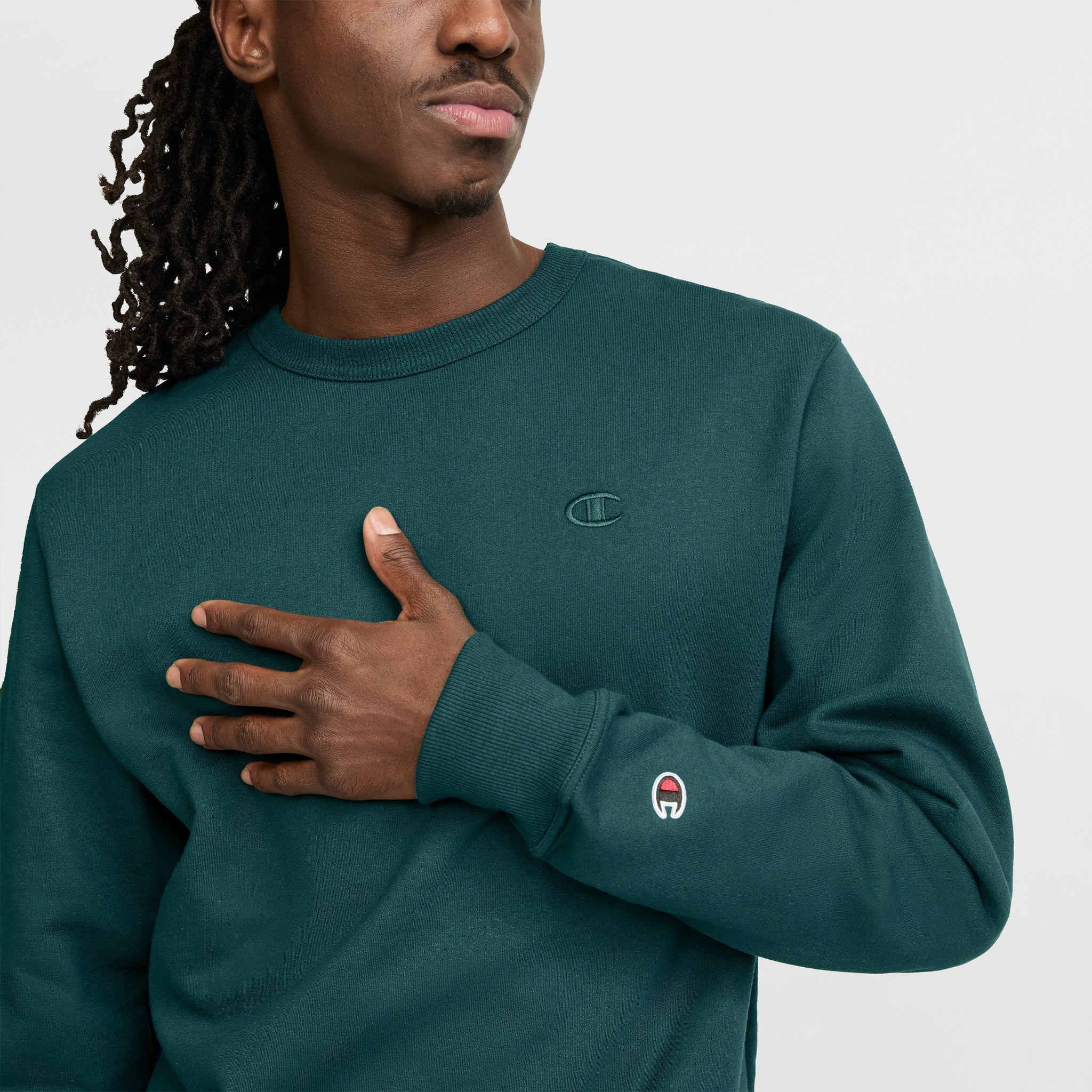 Powerblend Crewneck Sweatshirt. C Logo - Image 3