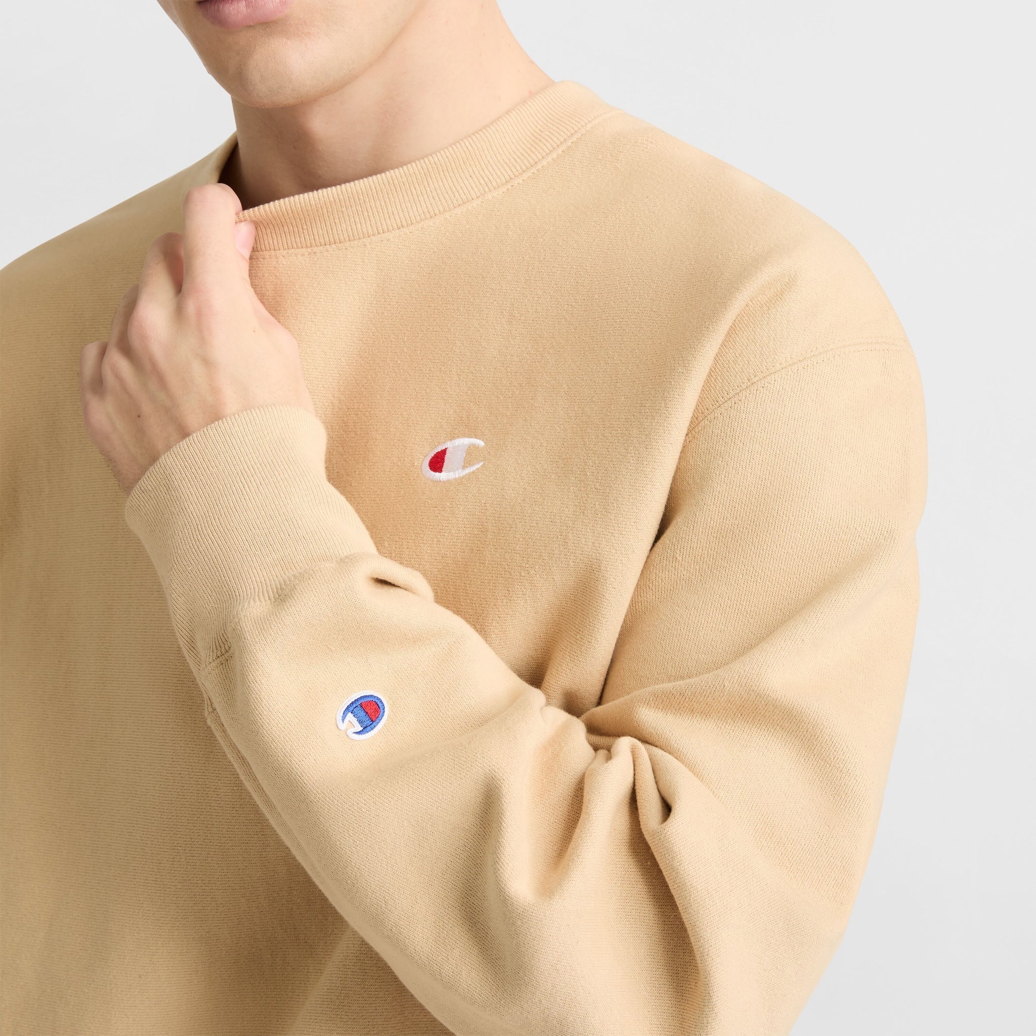 Reverse Weave Stadium Crewneck Sweatshirt. C Logo - Image 3