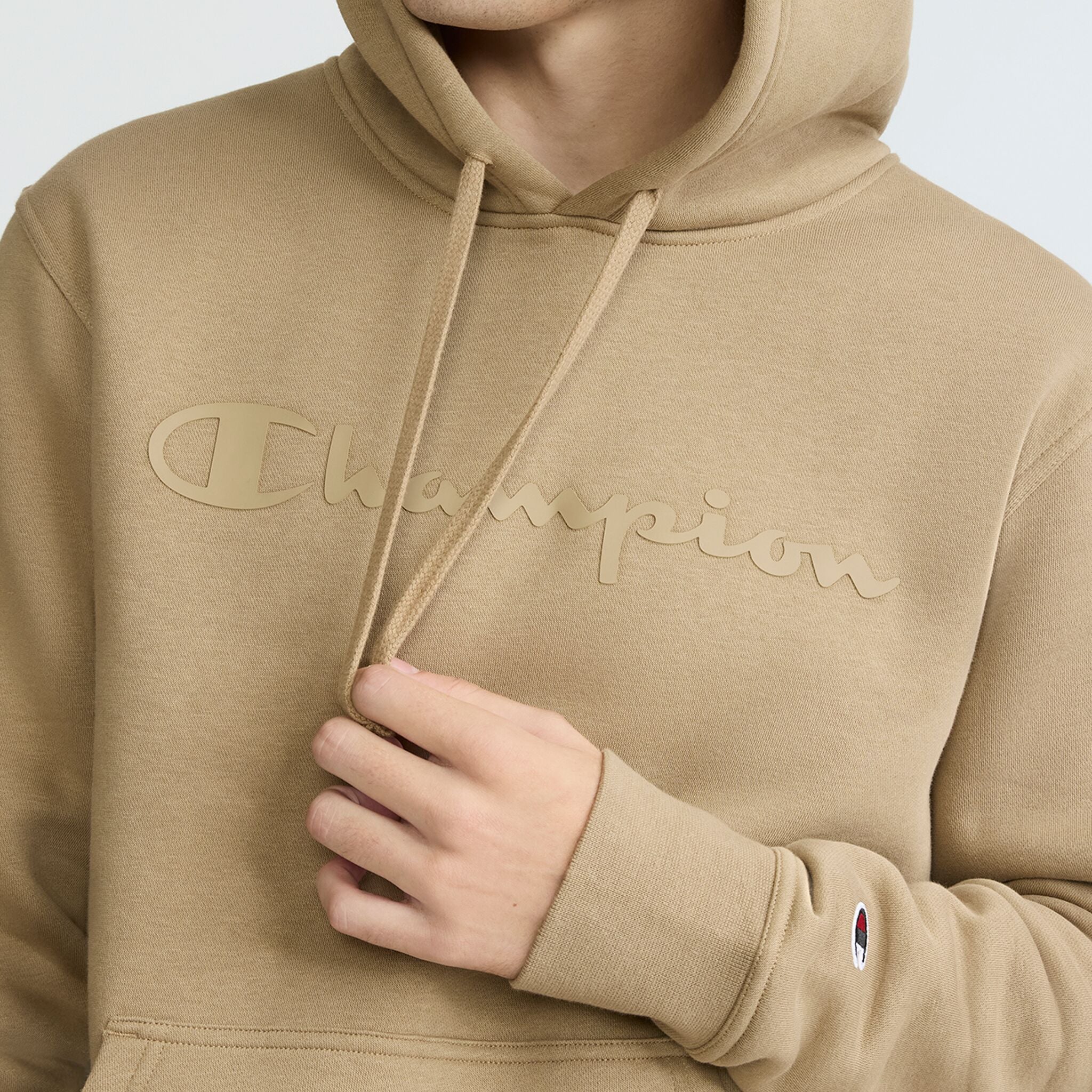 Powerblend Hoodie. Tonal Script Logo - Image 4