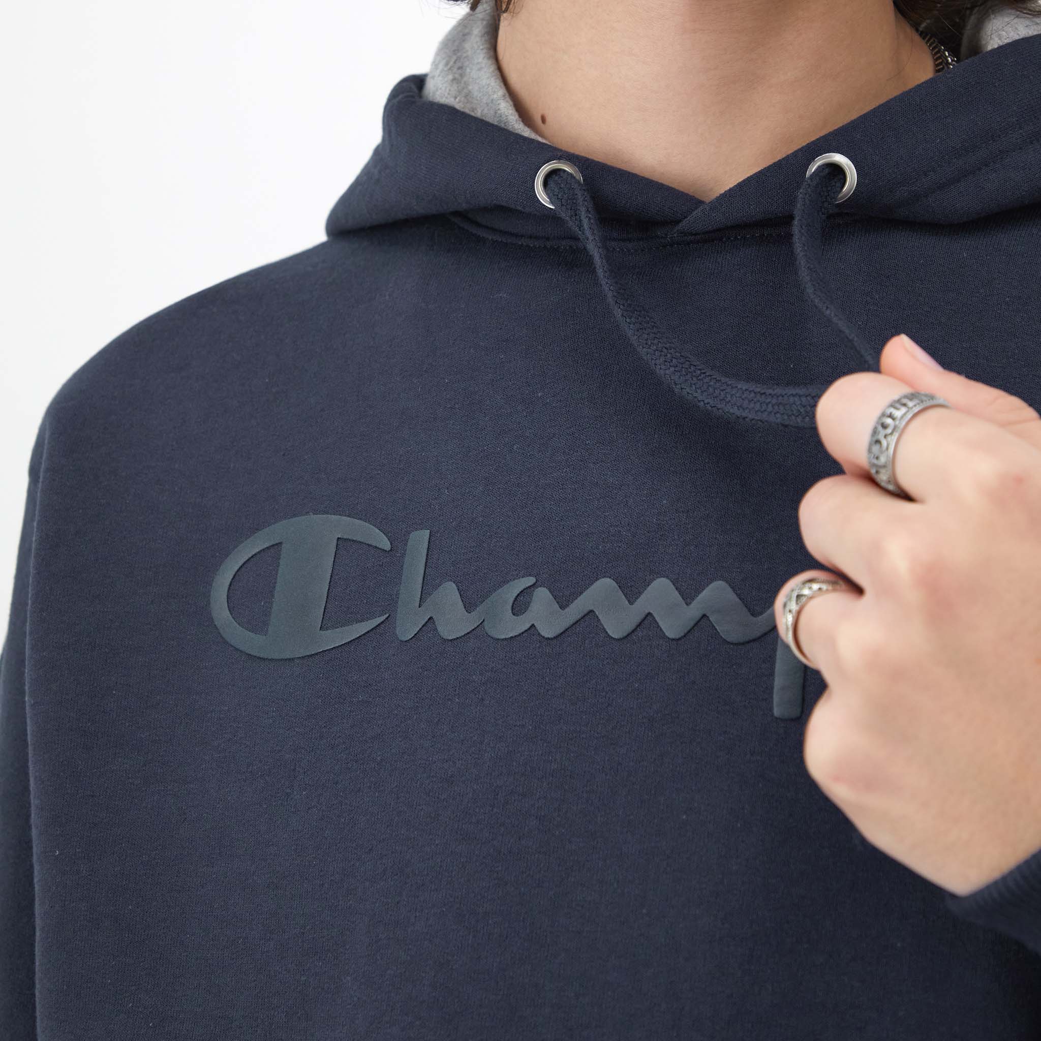 Powerblend Hoodie. Tonal Script Logo - Image 4