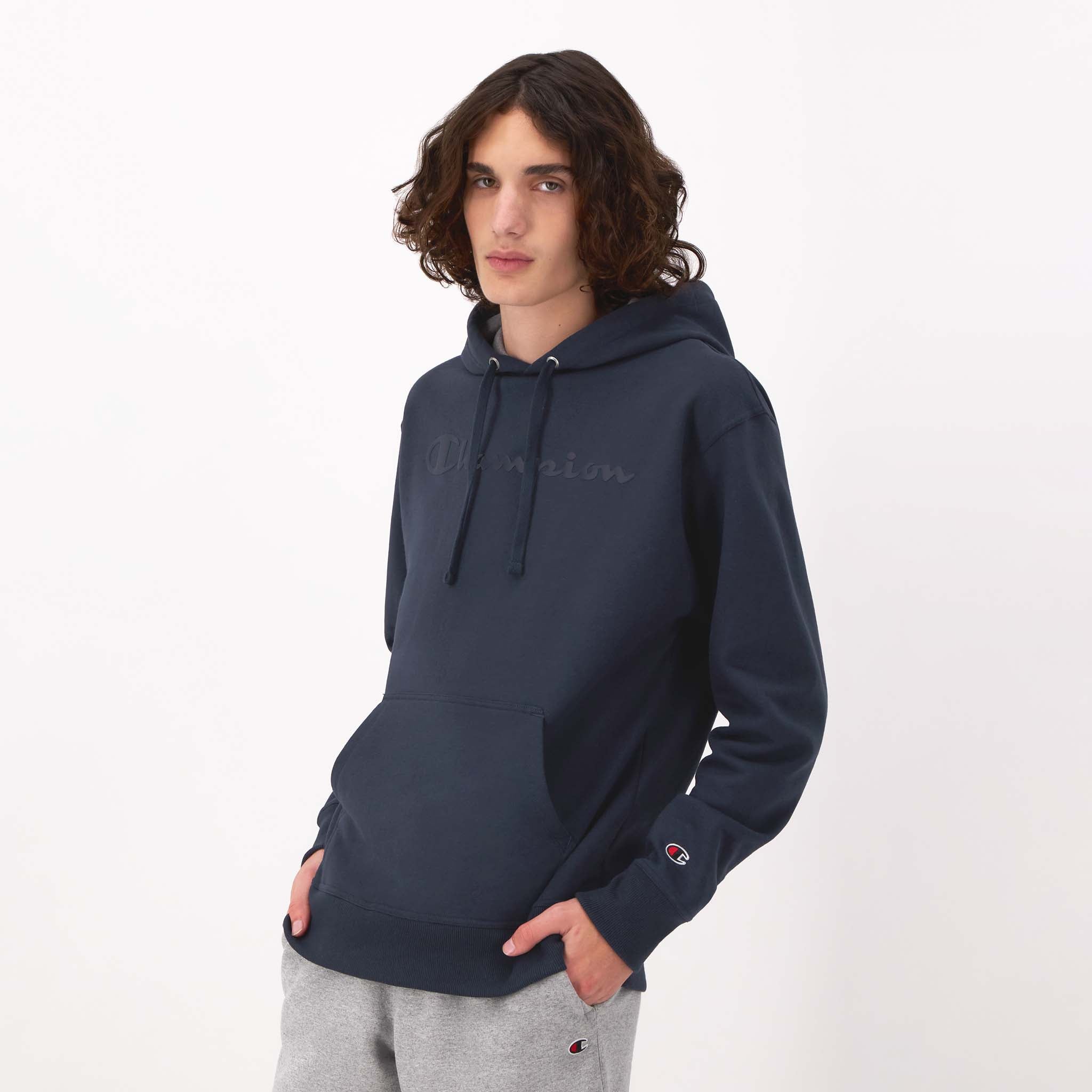Powerblend Hoodie. Tonal Script Logo - Image 2