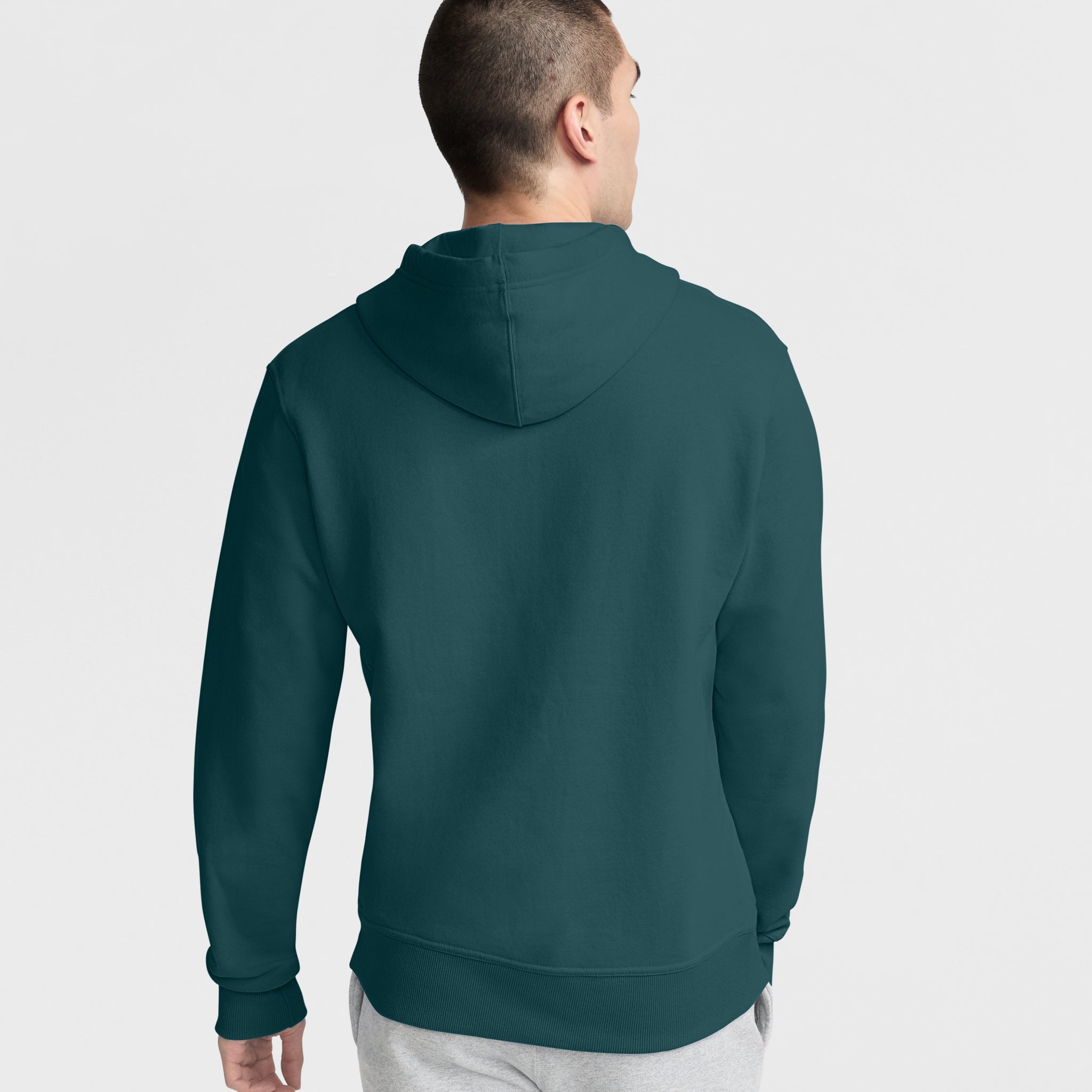 Powerblend Hoodie. Tonal Script Logo - Image 2