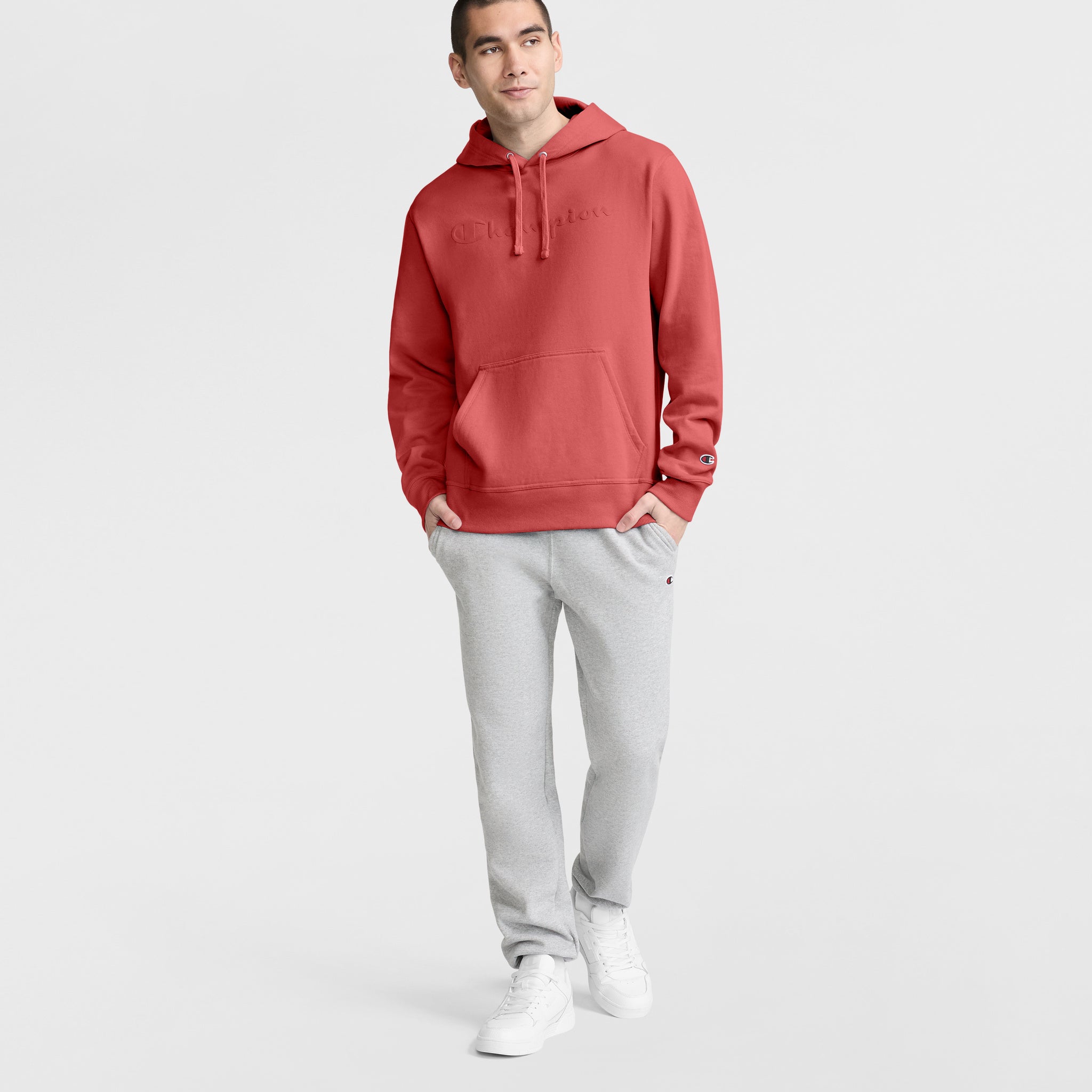 Powerblend Hoodie. Tonal Script Logo - Image 4