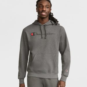Powerblend Hoodie. Full Script Logo