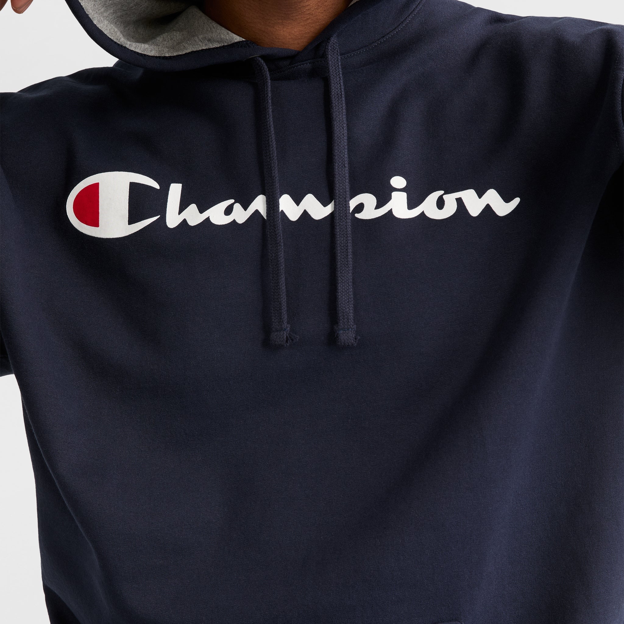 Powerblend Hoodie. Script Logo - Big & Tall - Image 4