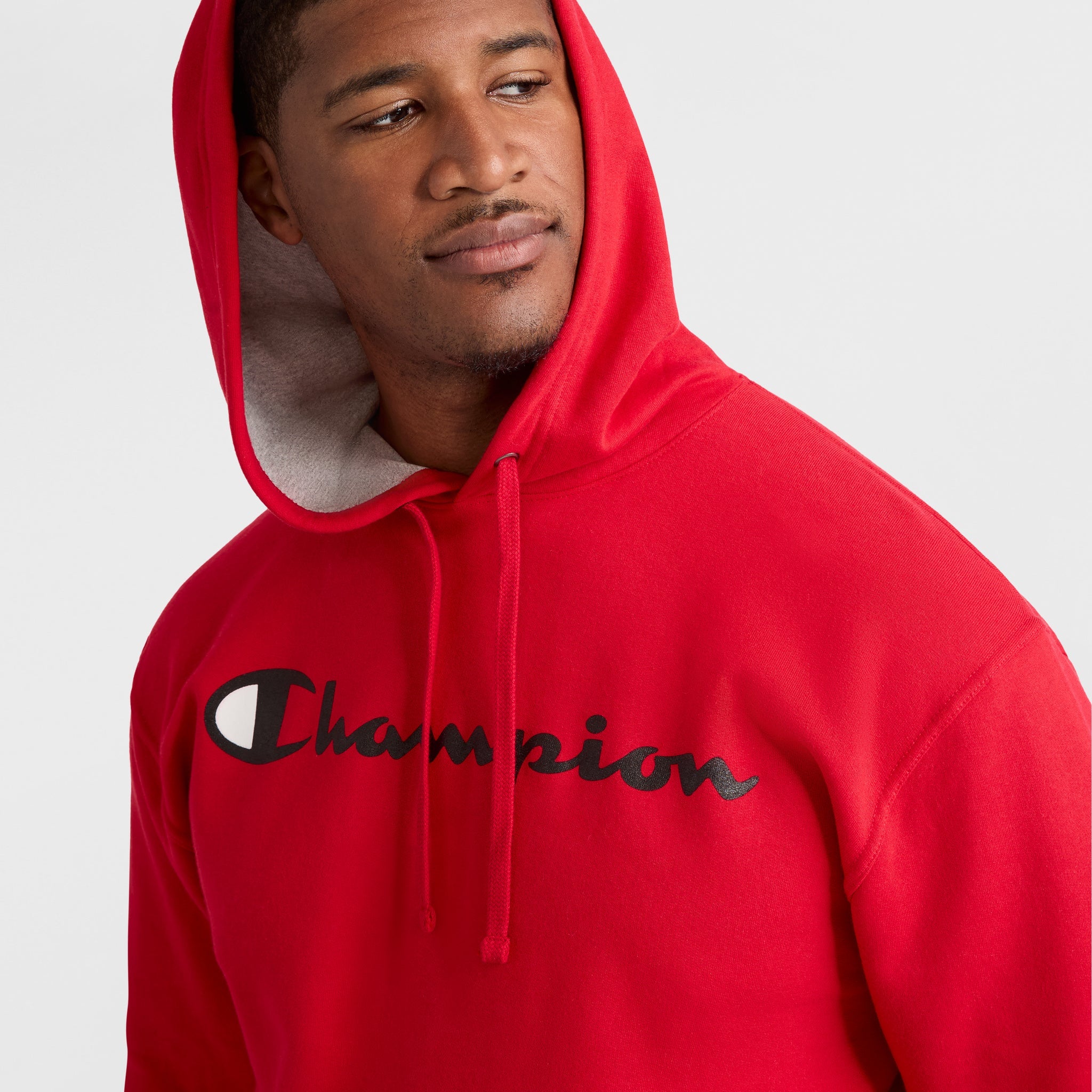 Powerblend Hoodie. Script Logo - Big & Tall - Image 2
