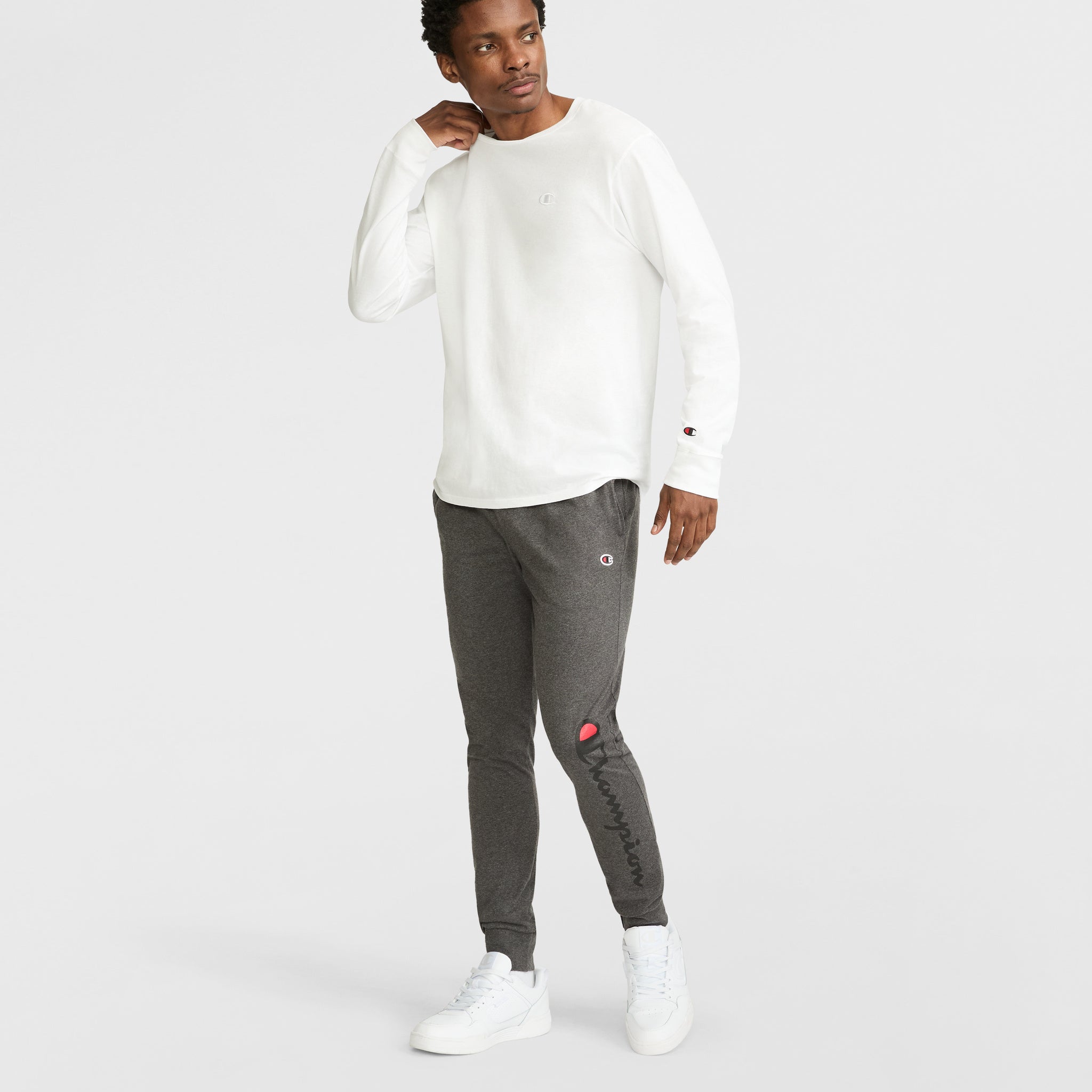 Lightweight Lounge Joggers. Script Logo - Image 4