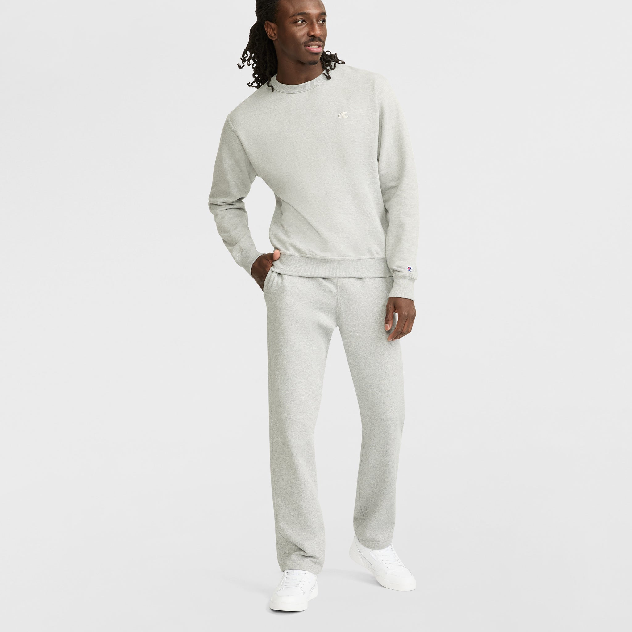 Powerblend Sweatpants. Open Hem. C Logo - Image 4