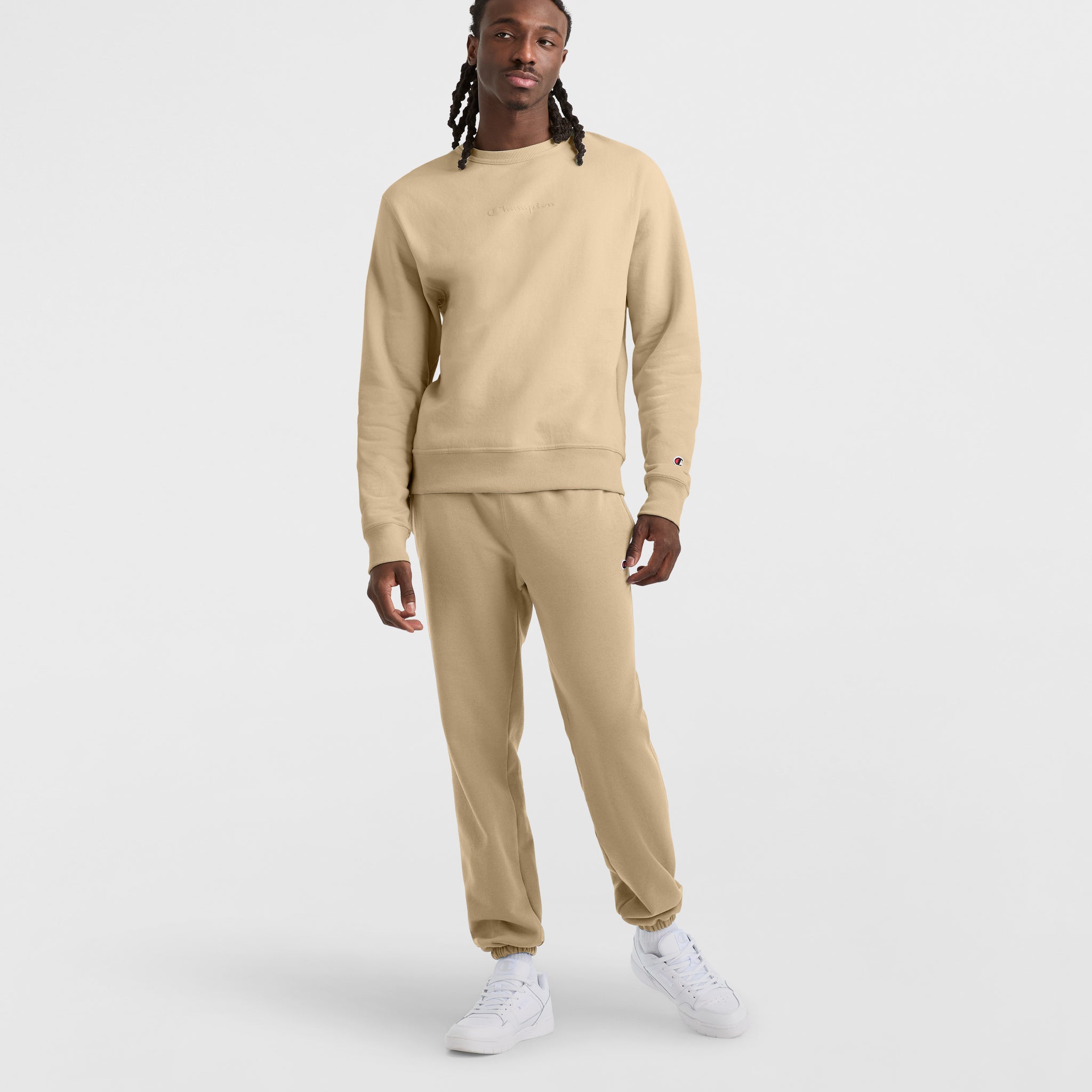 Powerblend Sweatpants. Relaxed Hem. C Logo - Image 5