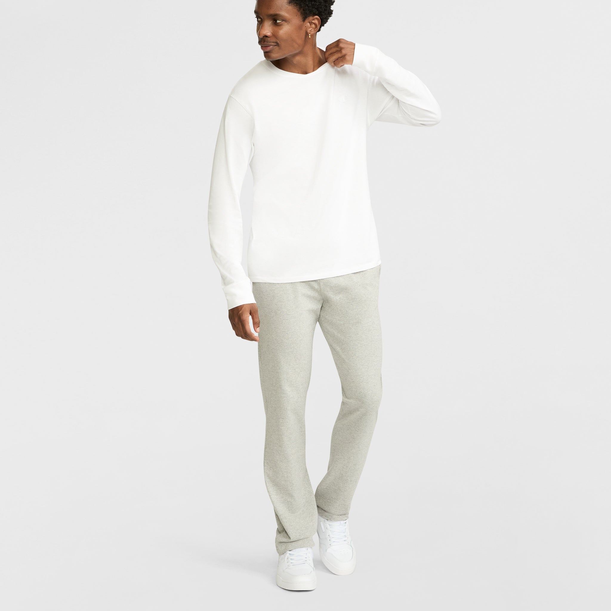 Lightweight Lounge Pants. Open Hem. C Logo - Image 4
