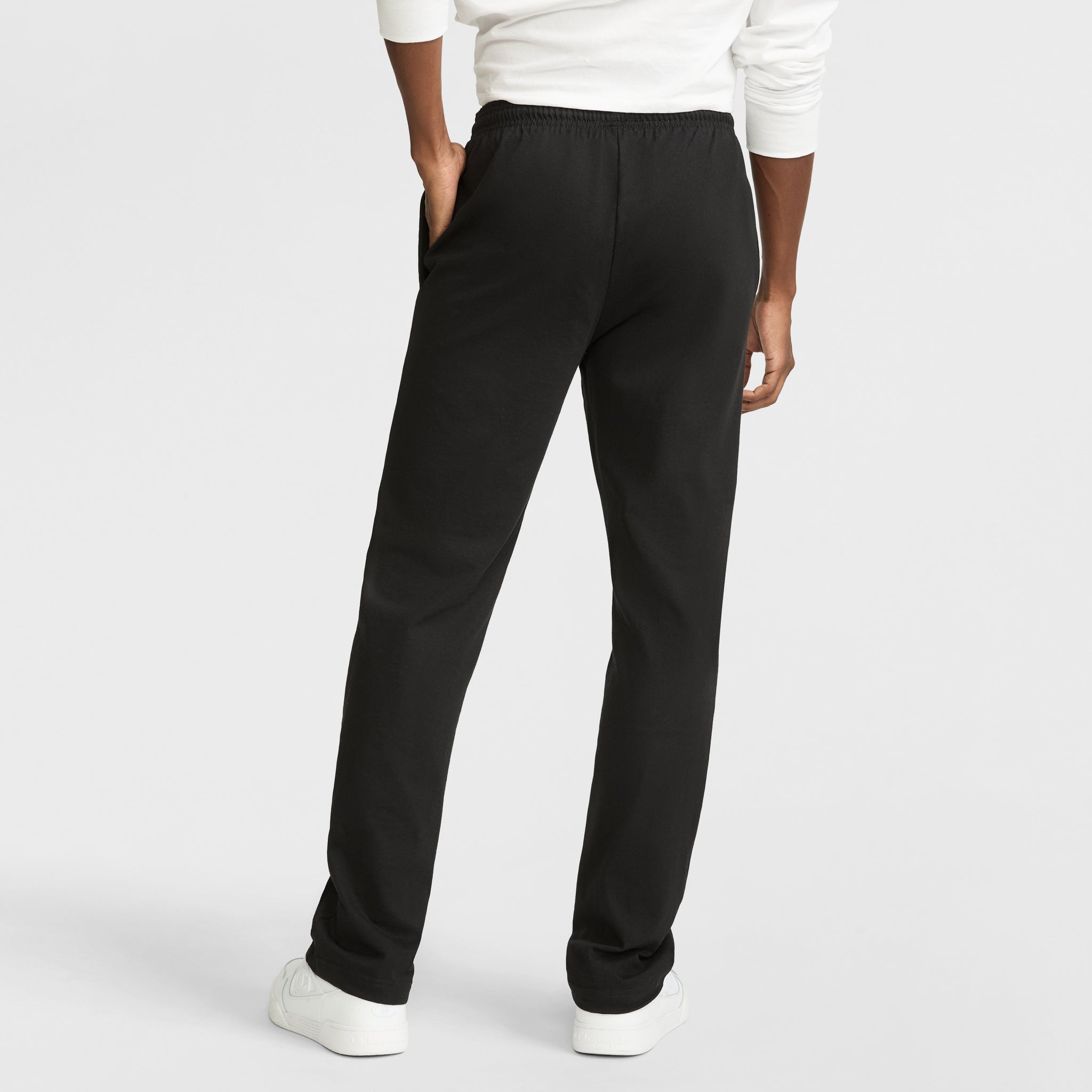 Lightweight Lounge Pants. Open Hem. C Logo