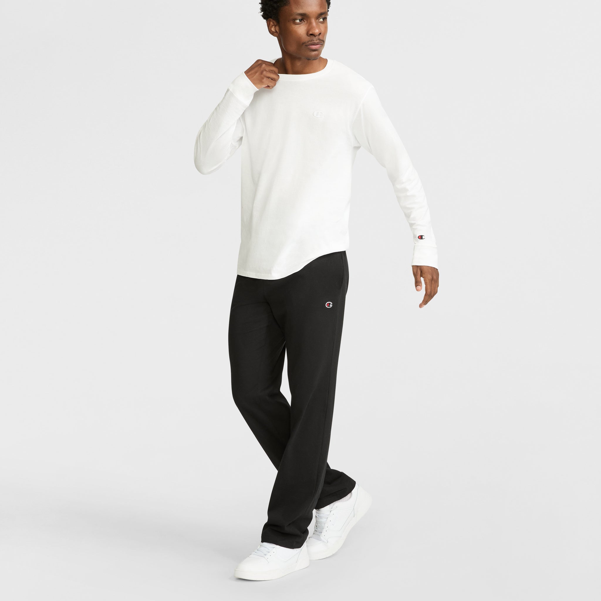 Lightweight Lounge Pants. Open Hem. C Logo - Image 3
