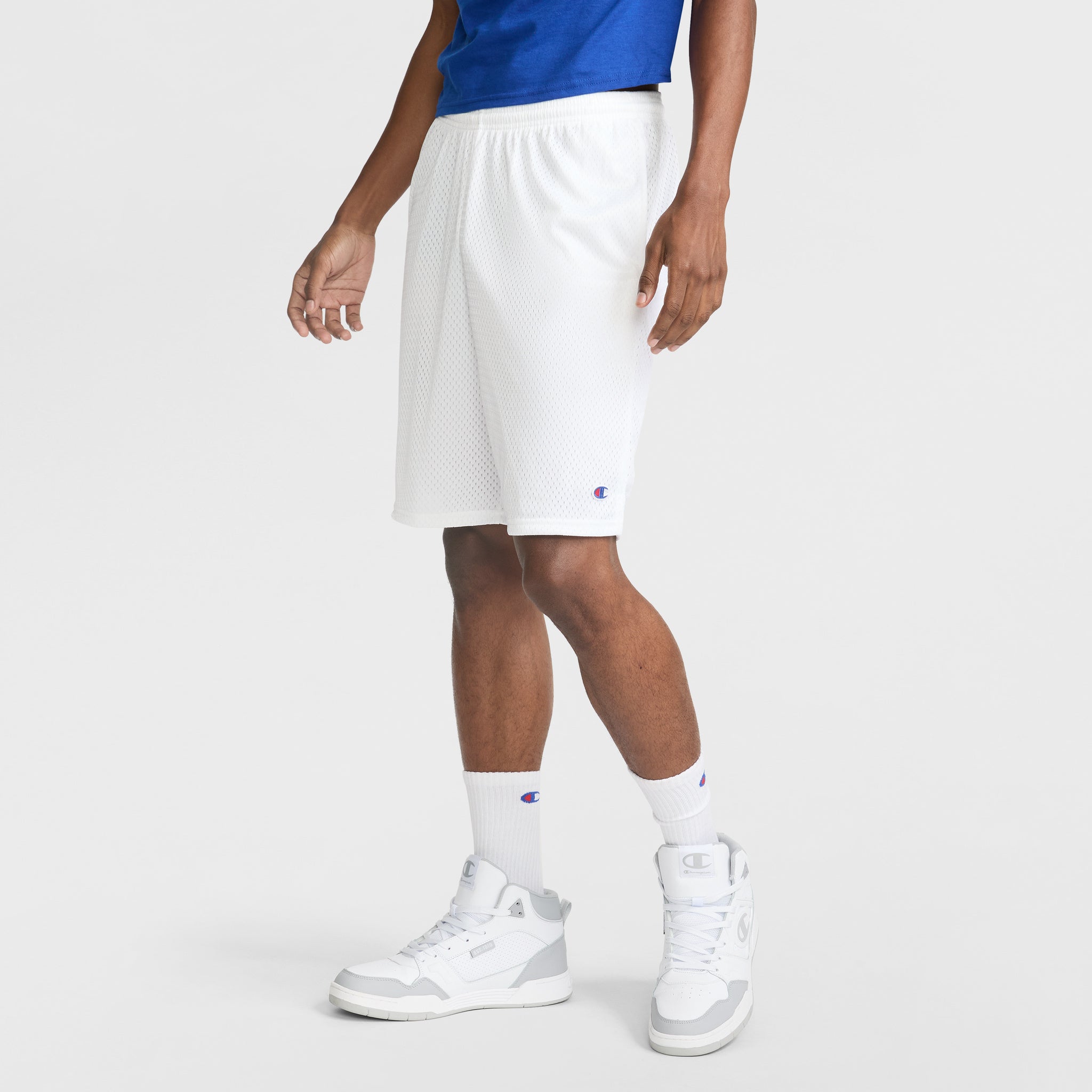 9 Classic Mesh Shorts. C Logo