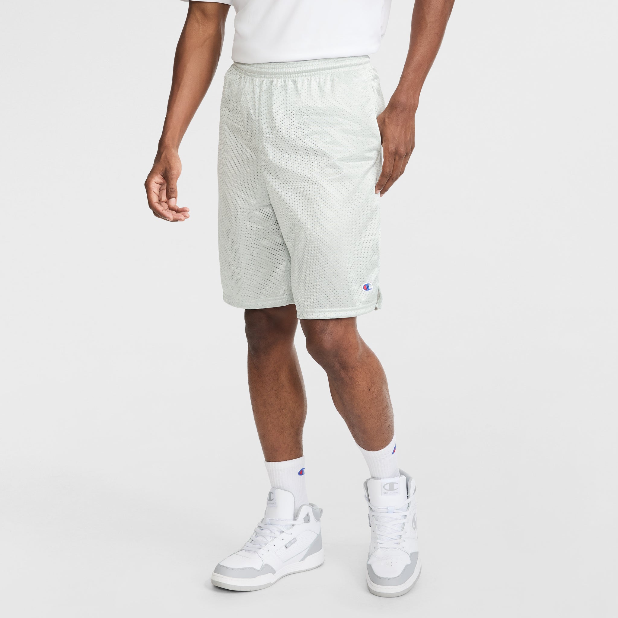 9 Classic Mesh Shorts. C Logo