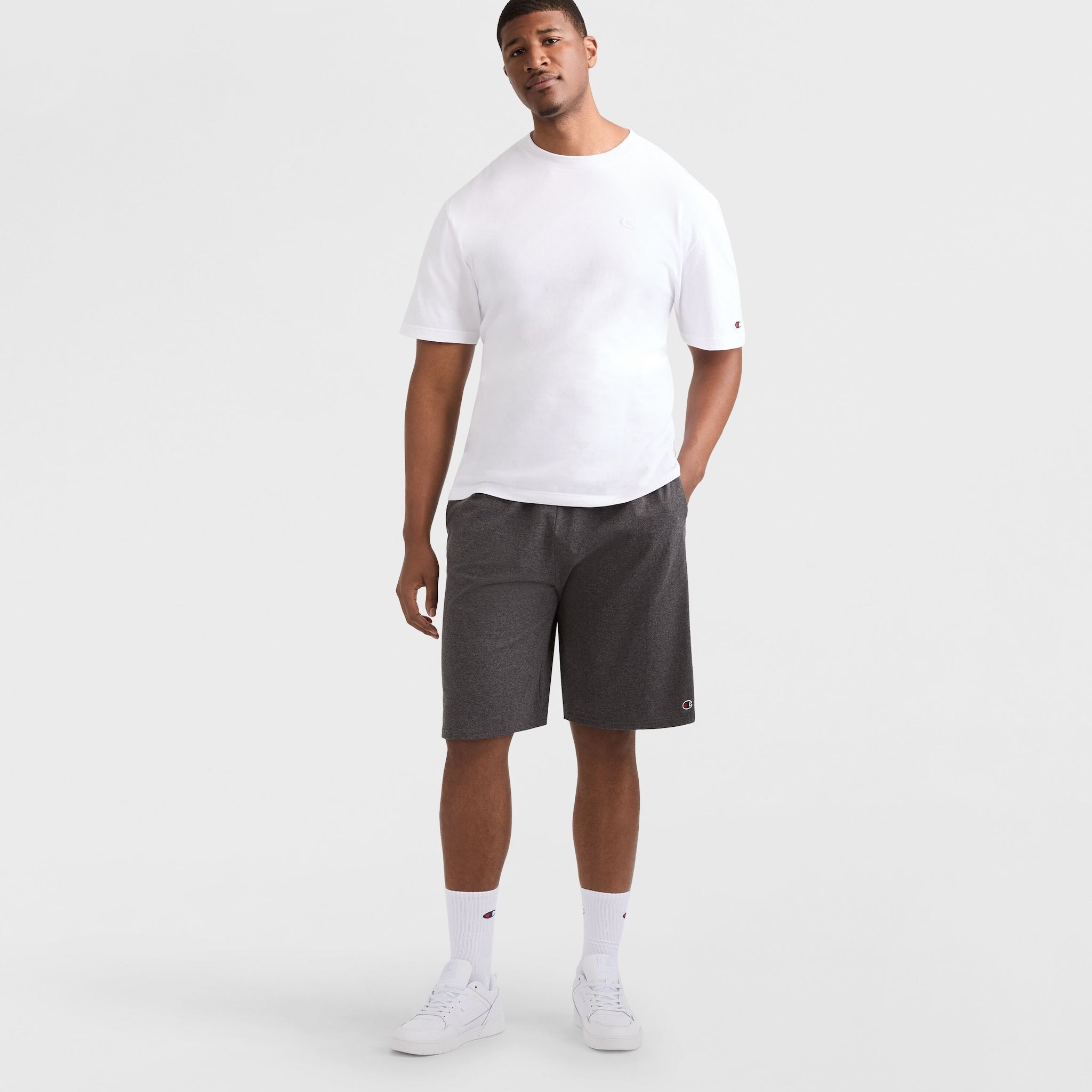 Lightweight Lounge Shorts. C Patch Logo - Big & Tall - Image 4