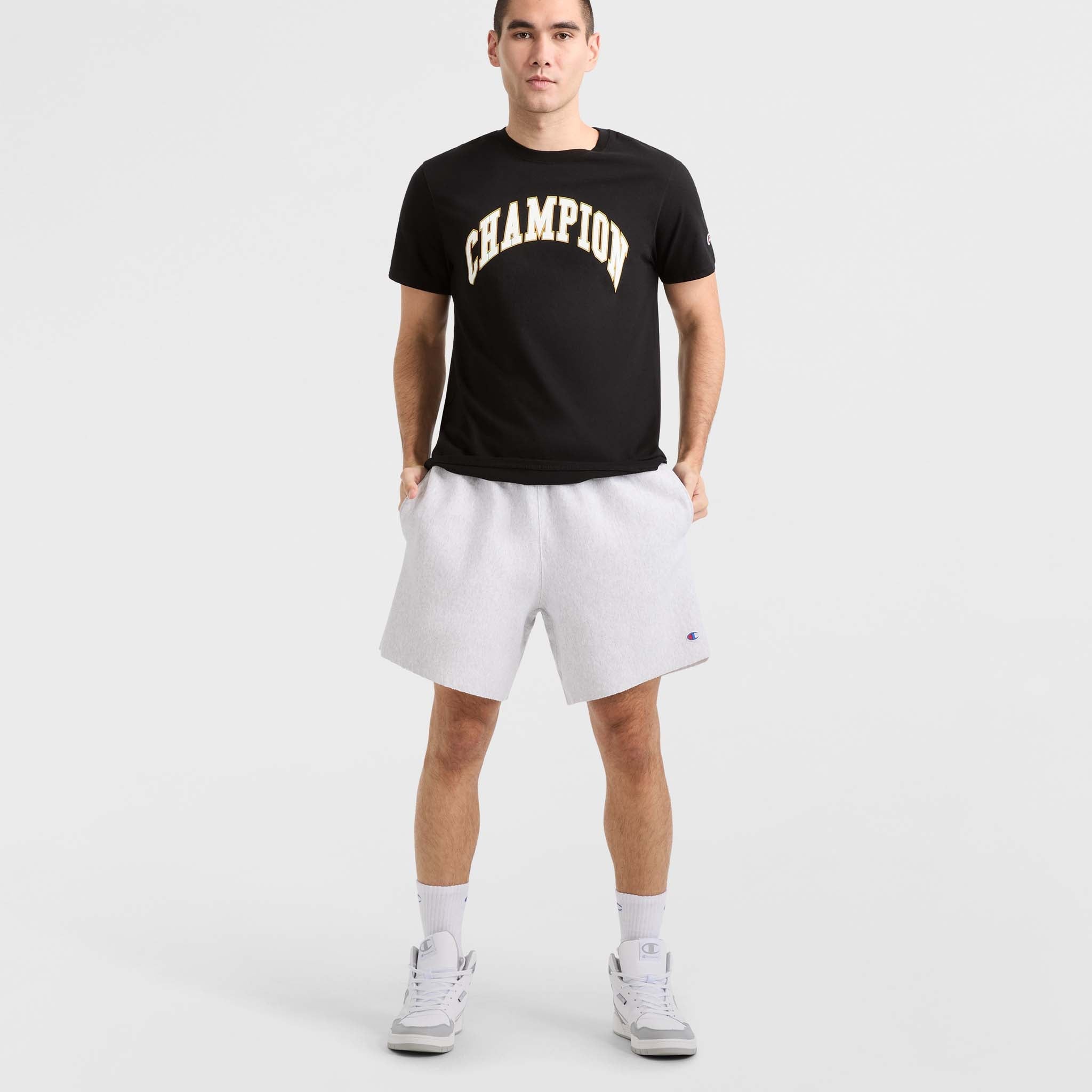7 Reverse Weave Cut-Off Shorts. C Logo - Image 4