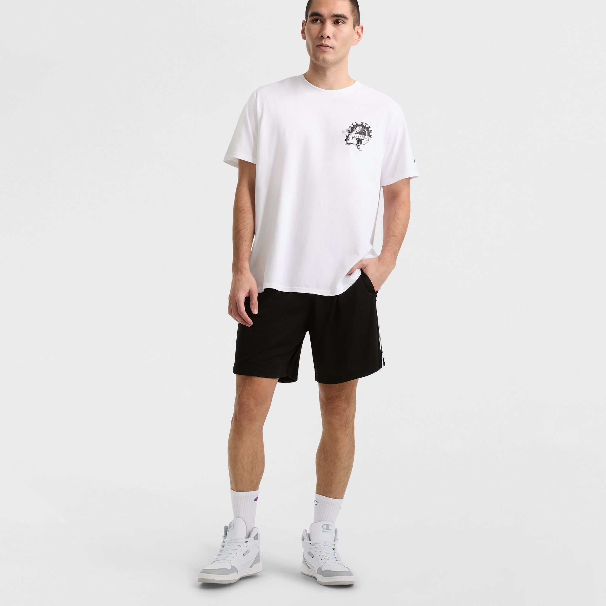 Classic Graphic T-Shirt. Hoops - Image 4