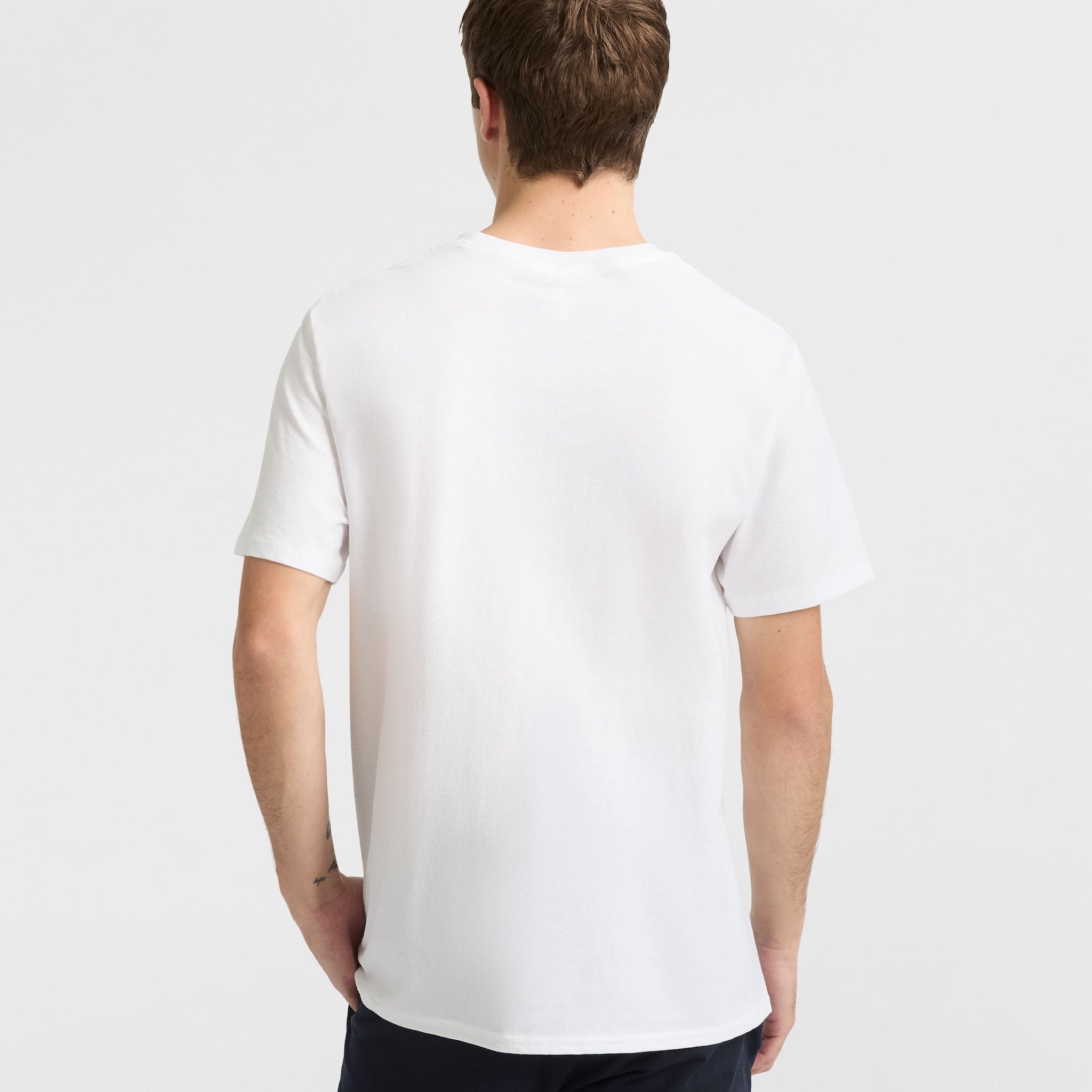 Classic Graphic T-Shirt. Tonal Script Logo - Image 2