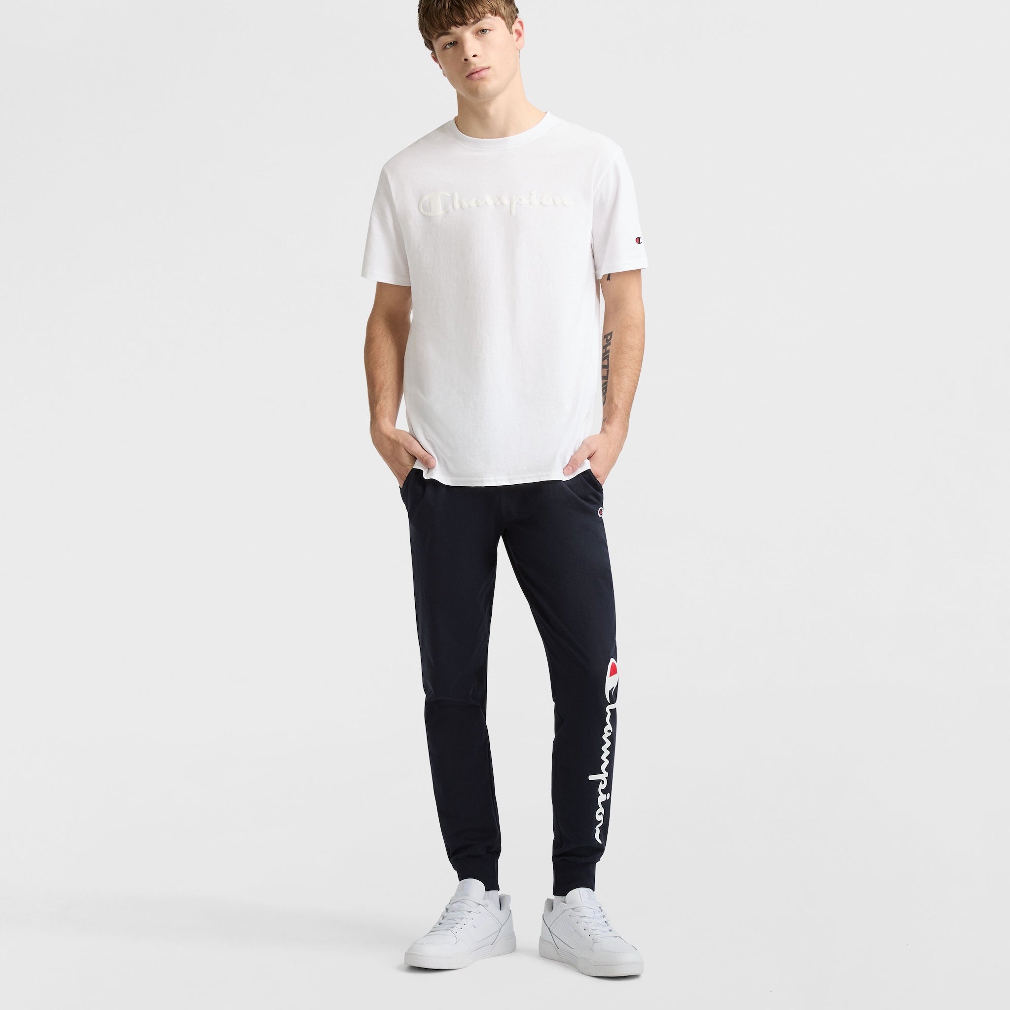 Classic Graphic T-Shirt. Tonal Script Logo - Image 4