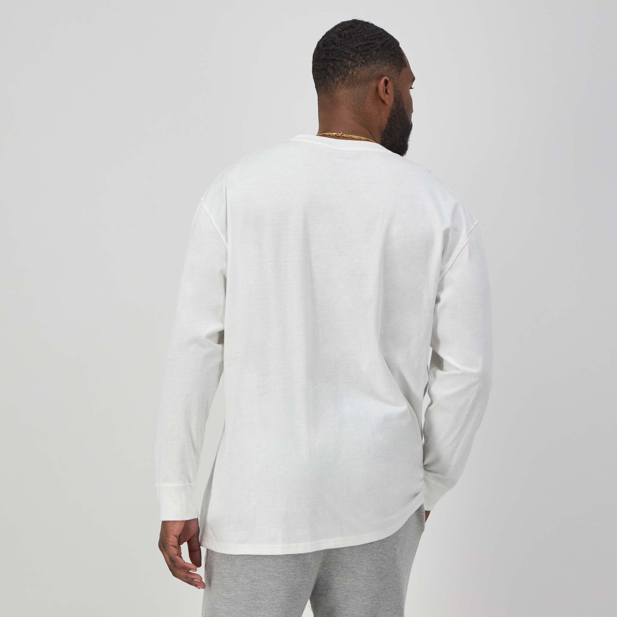Classic Graphic Long-Sleeve T-Shirt. Script Logo - Big & Tall - Image 3