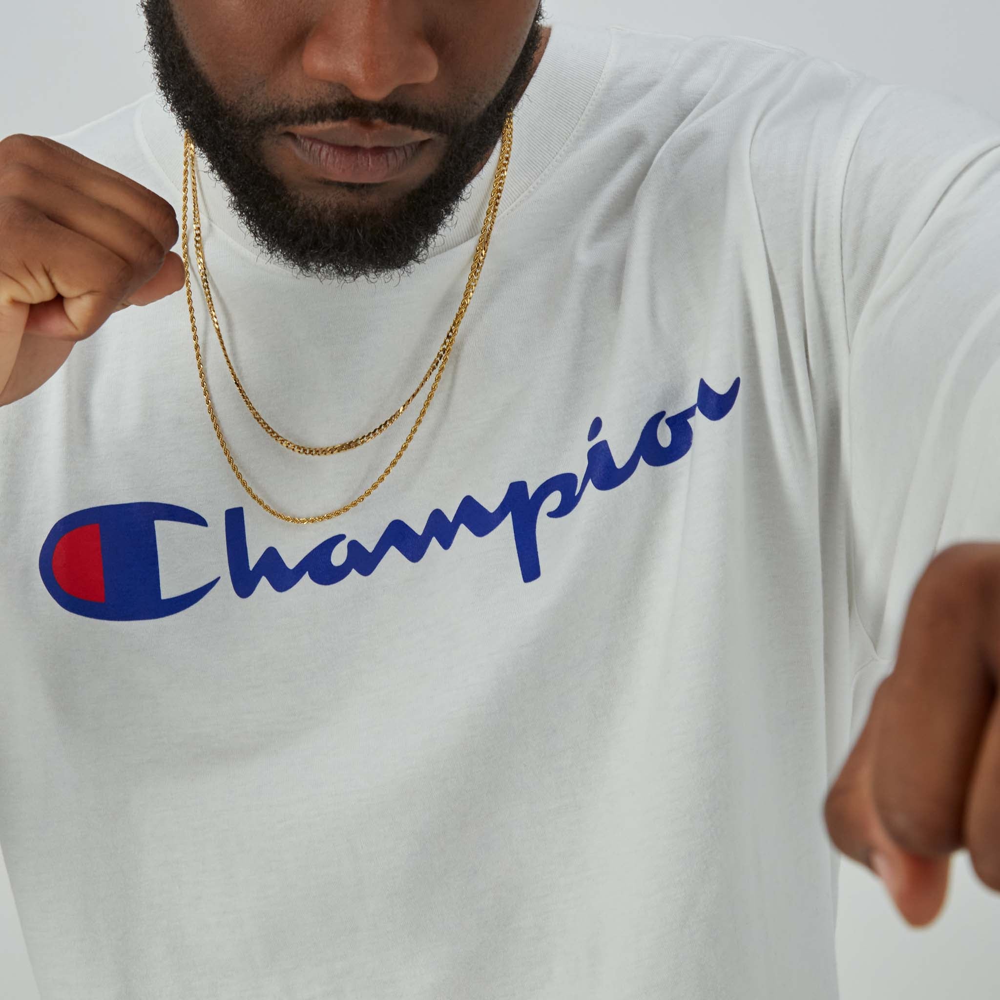 Classic Graphic Long-Sleeve T-Shirt. Script Logo - Big & Tall - Image 4