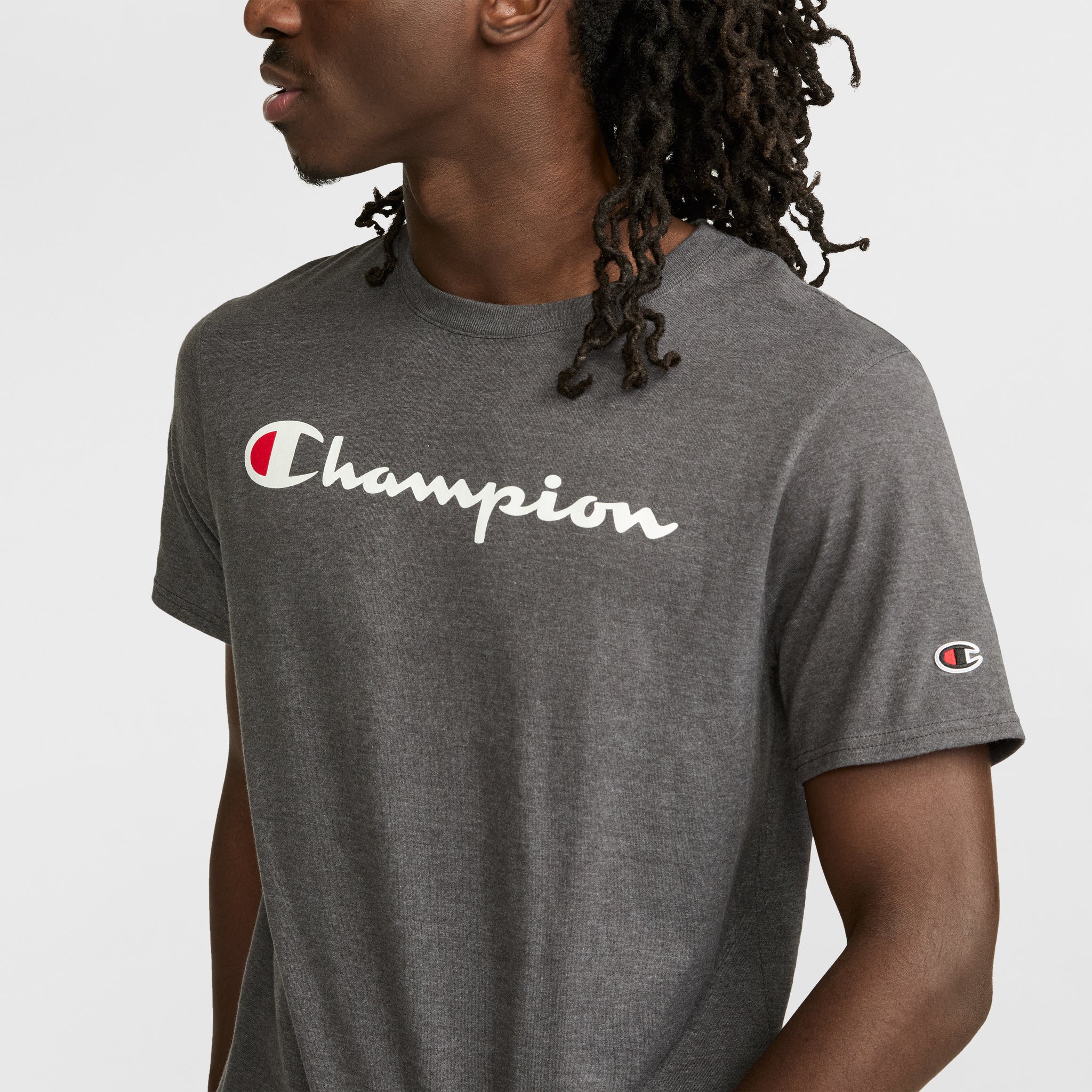 Classic Graphic T-Shirt. Script Logo - Image 3