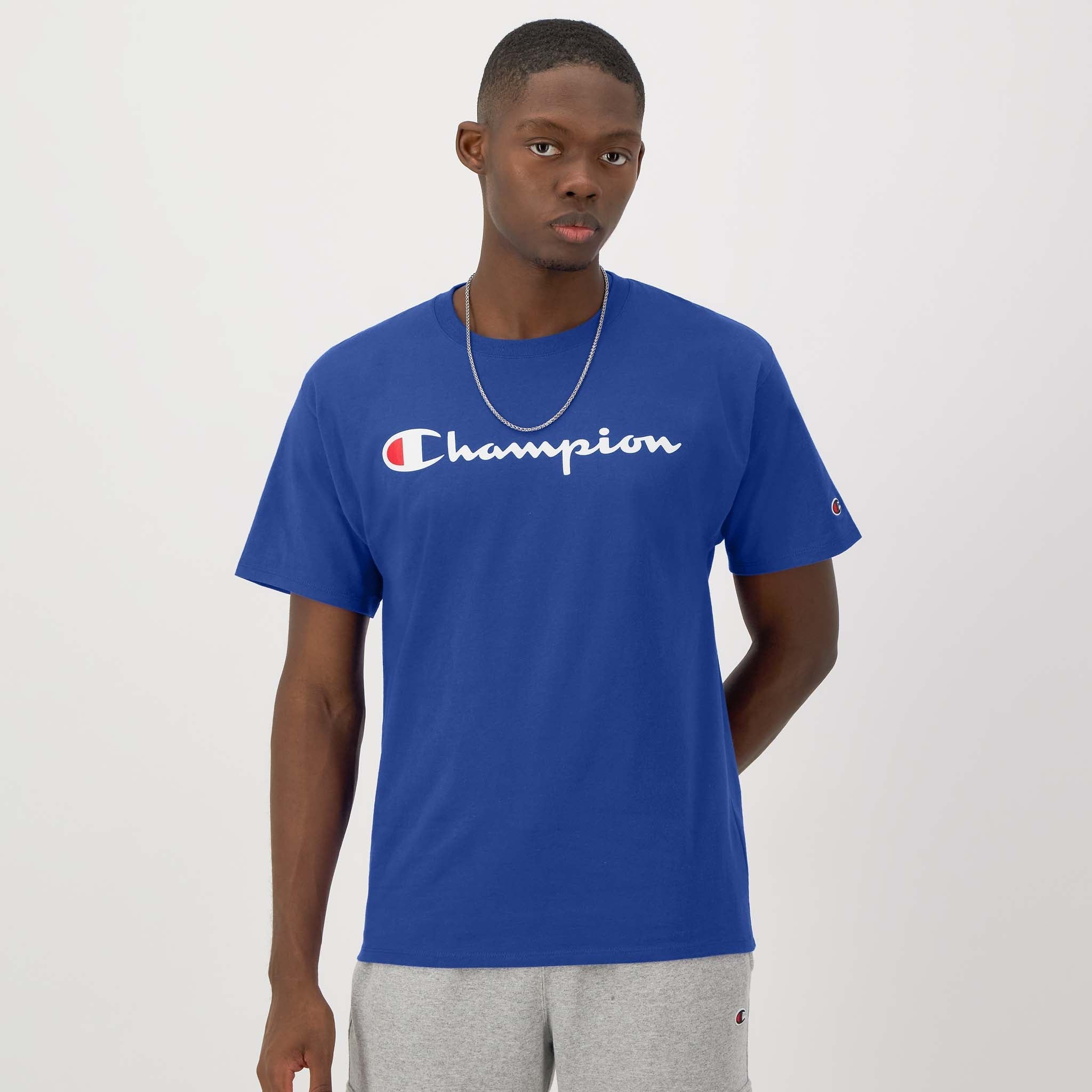 Classic Graphic T-Shirt. Script Logo