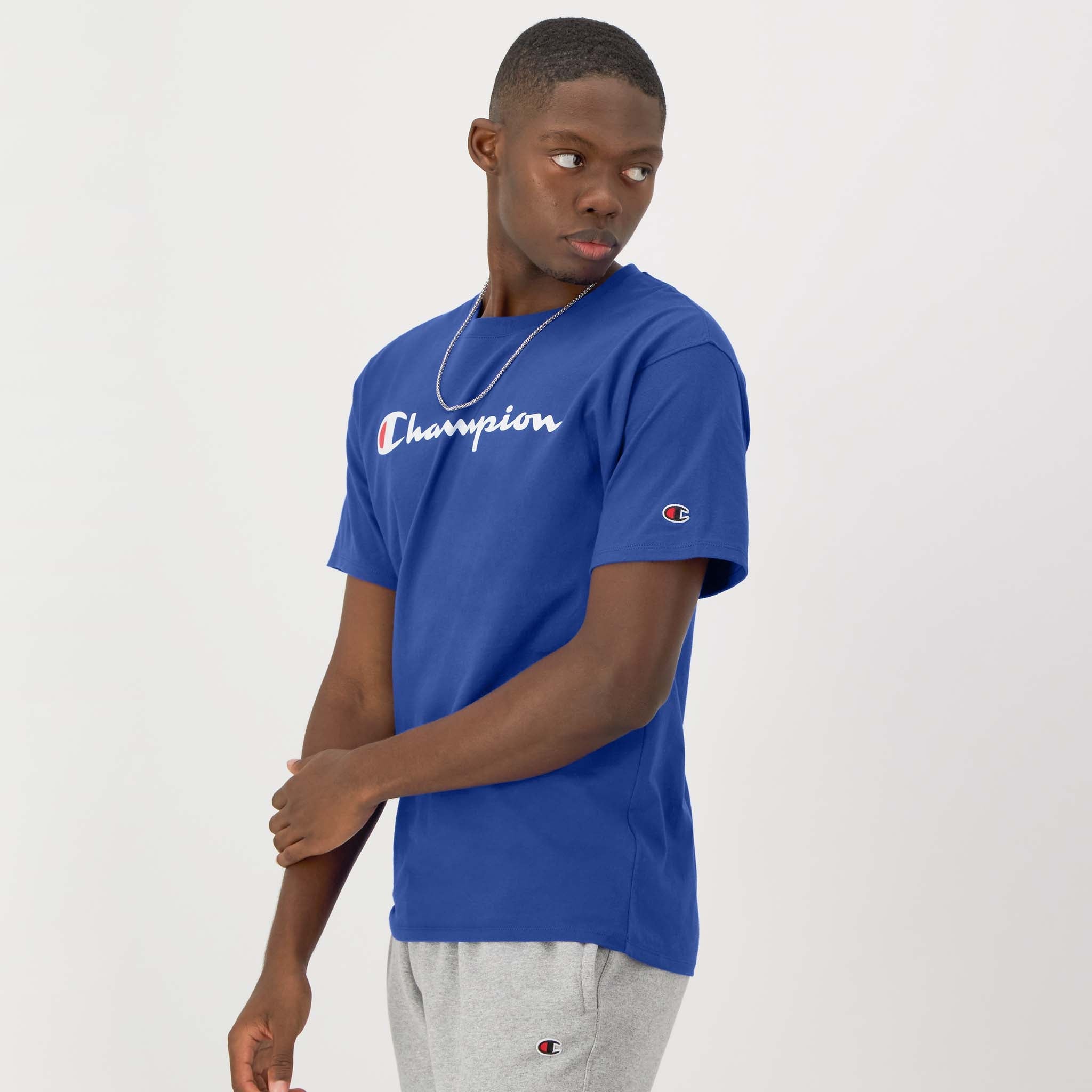 Classic Graphic T-Shirt. Script Logo - Image 2