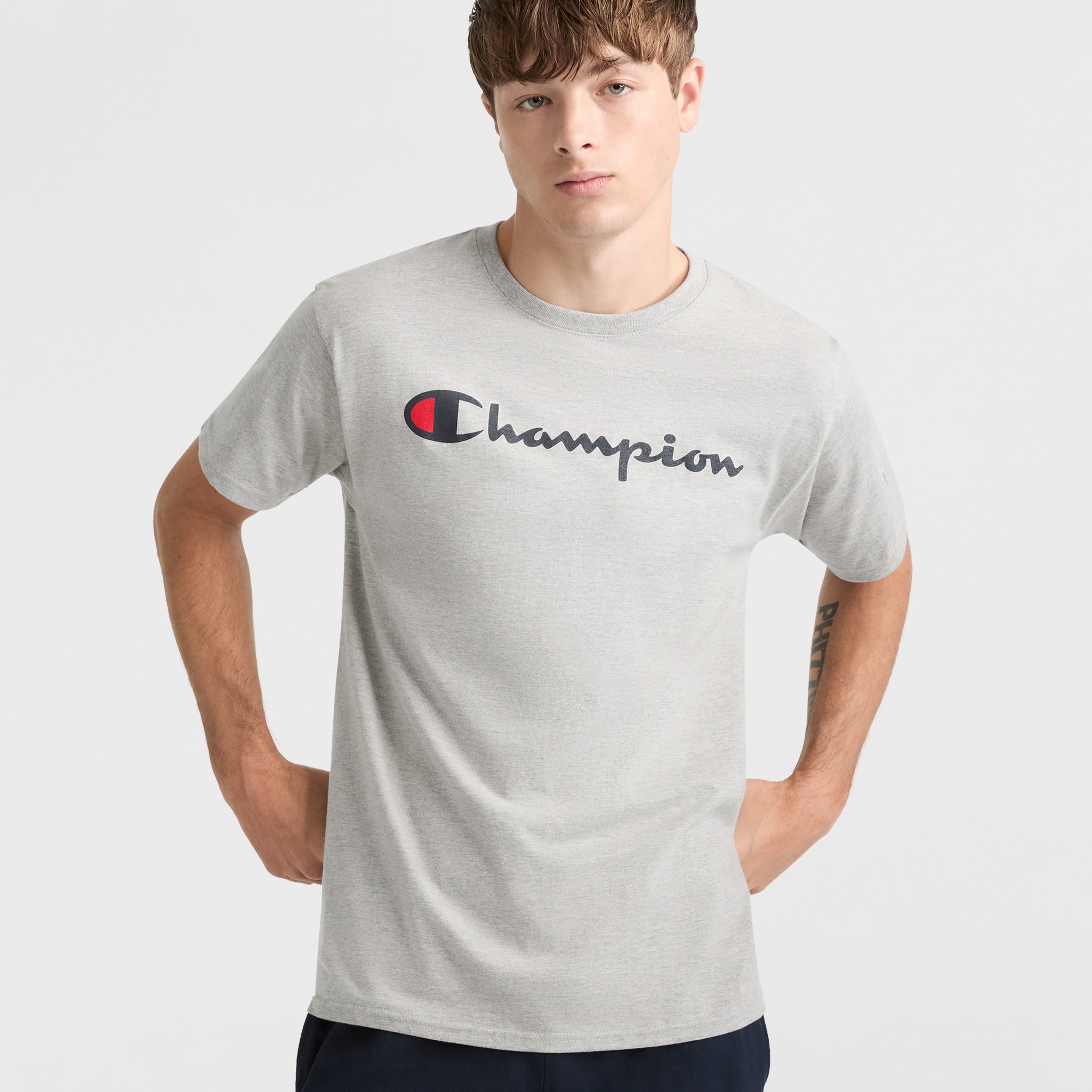 Classic Graphic T-Shirt. Script Logo