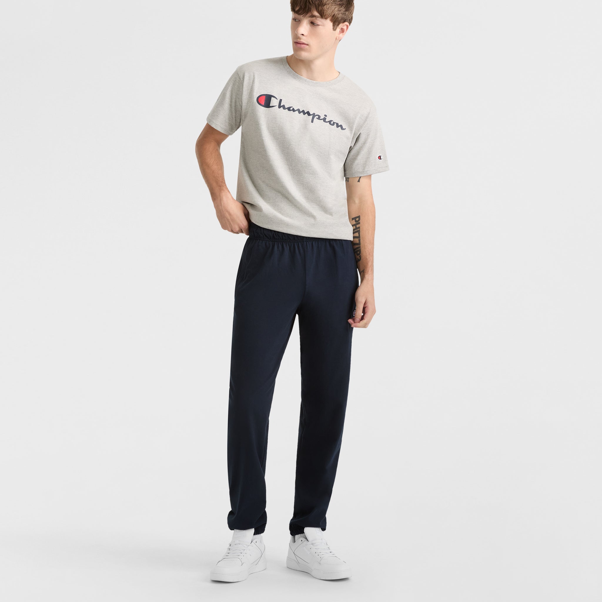 Classic Graphic T-Shirt. Script Logo - Image 4