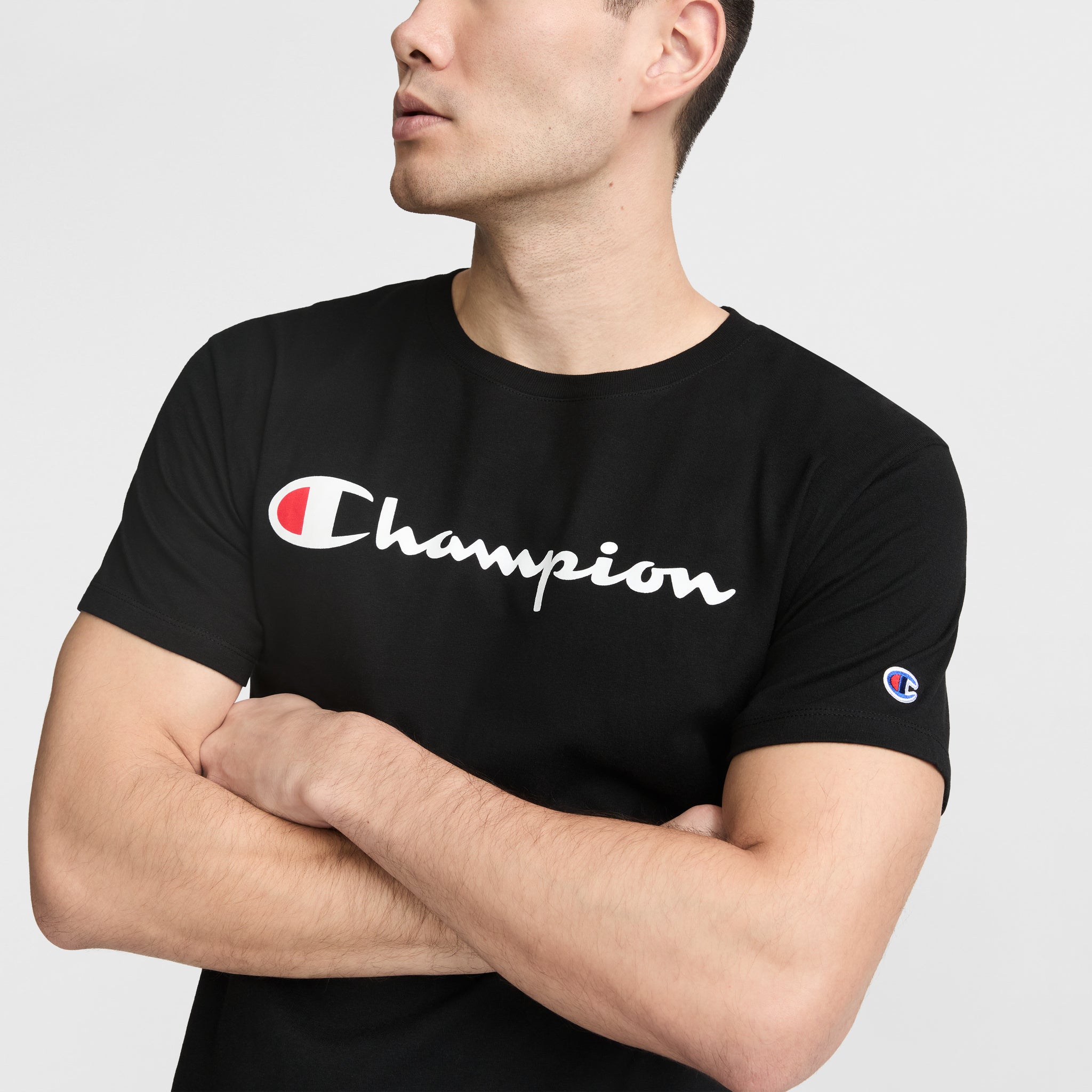 Classic Graphic T-Shirt. Script Logo - Image 2