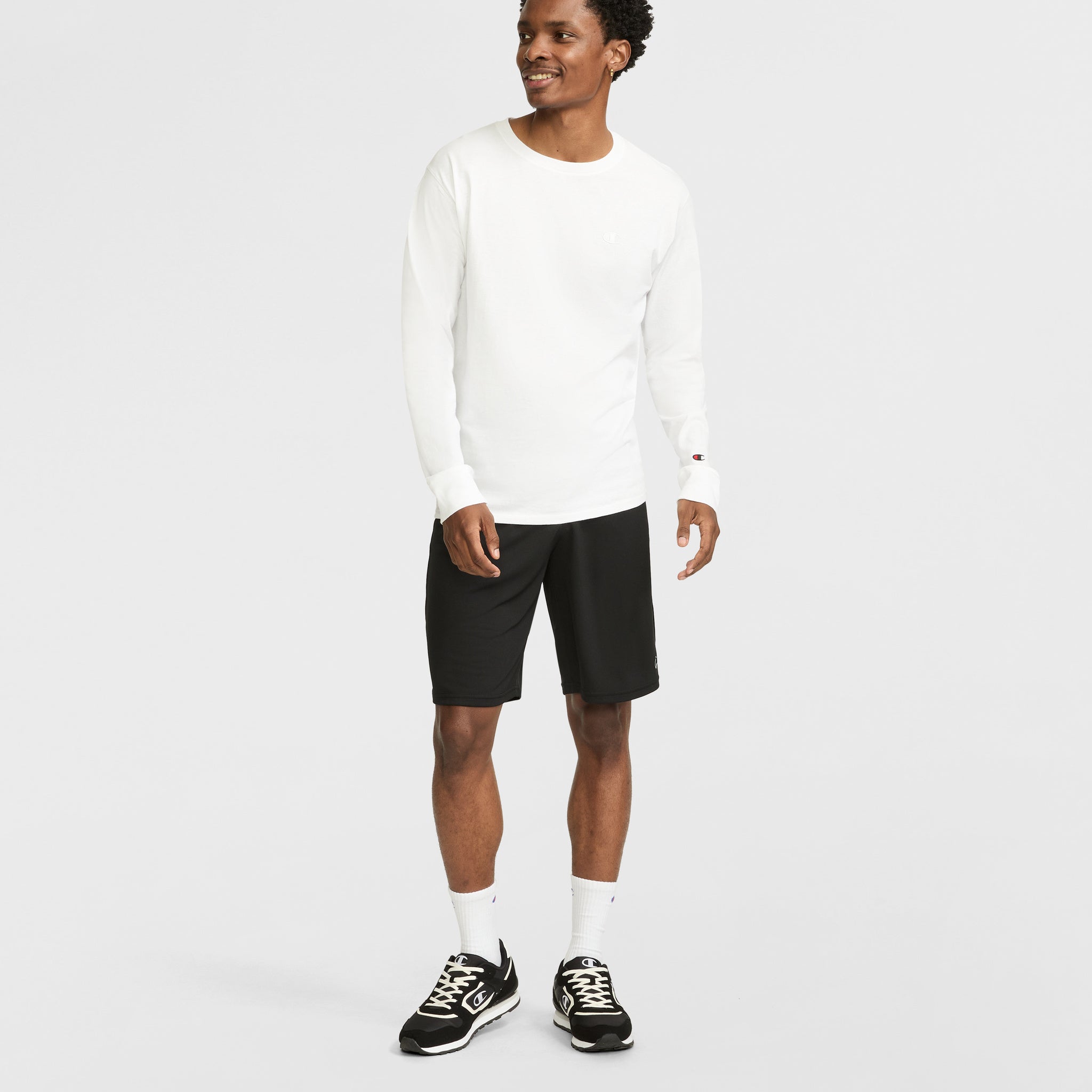 Classic Long Sleeve T-Shirt. Embroidered C Logo - Image 4