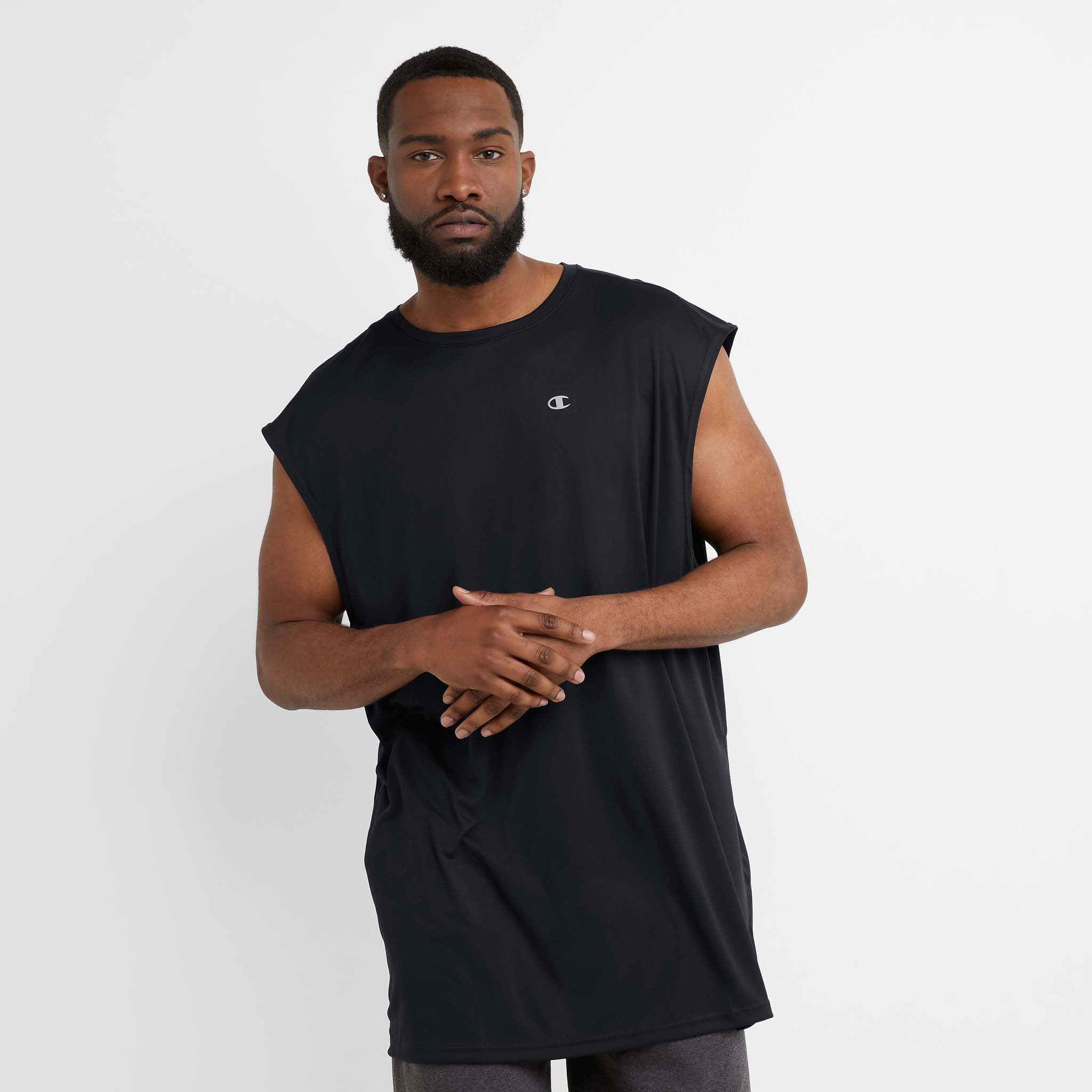 Muscle Tank. Moisture Wicking. C Logo - Big & Tall