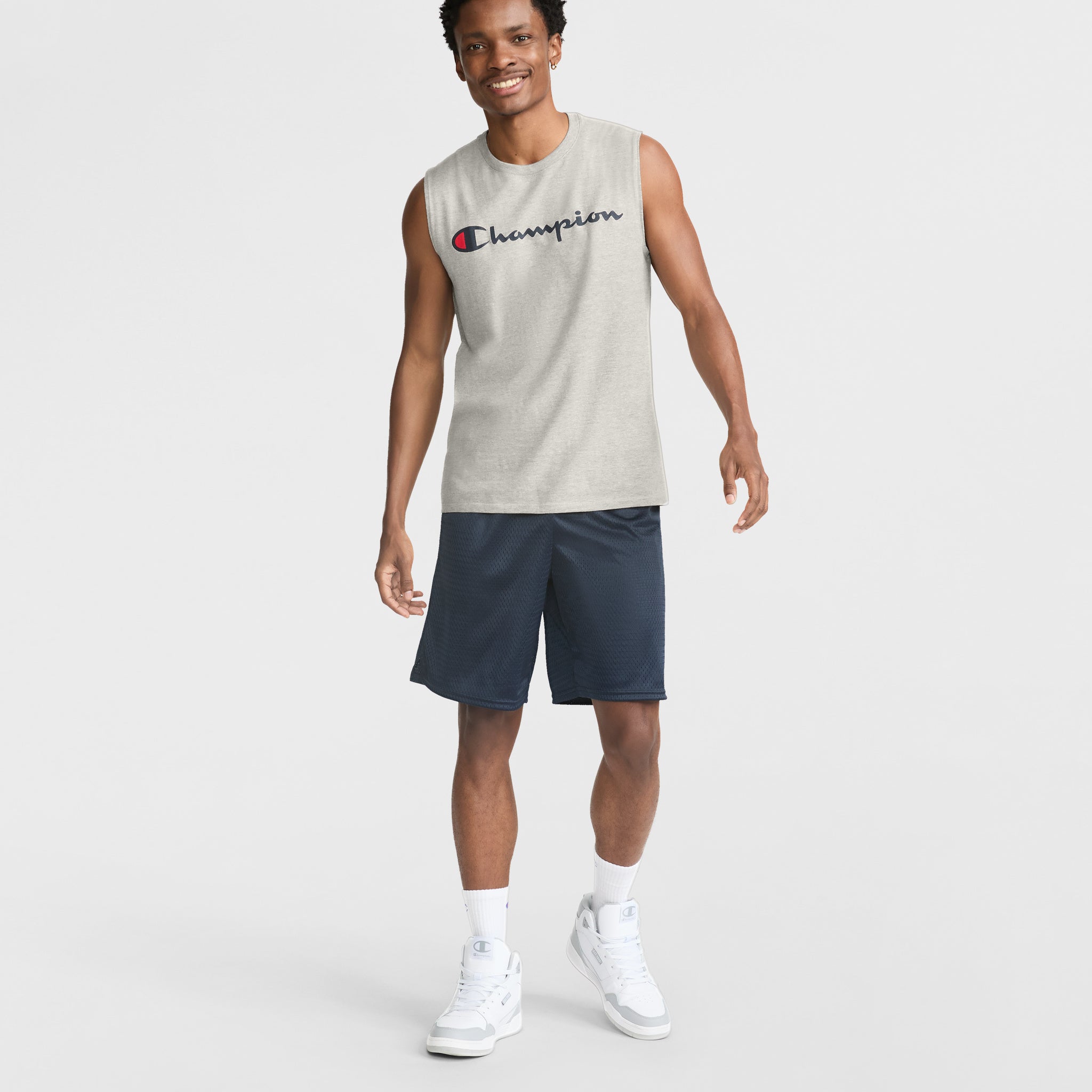 Classic Muscle Tank. Script Logo - Image 2
