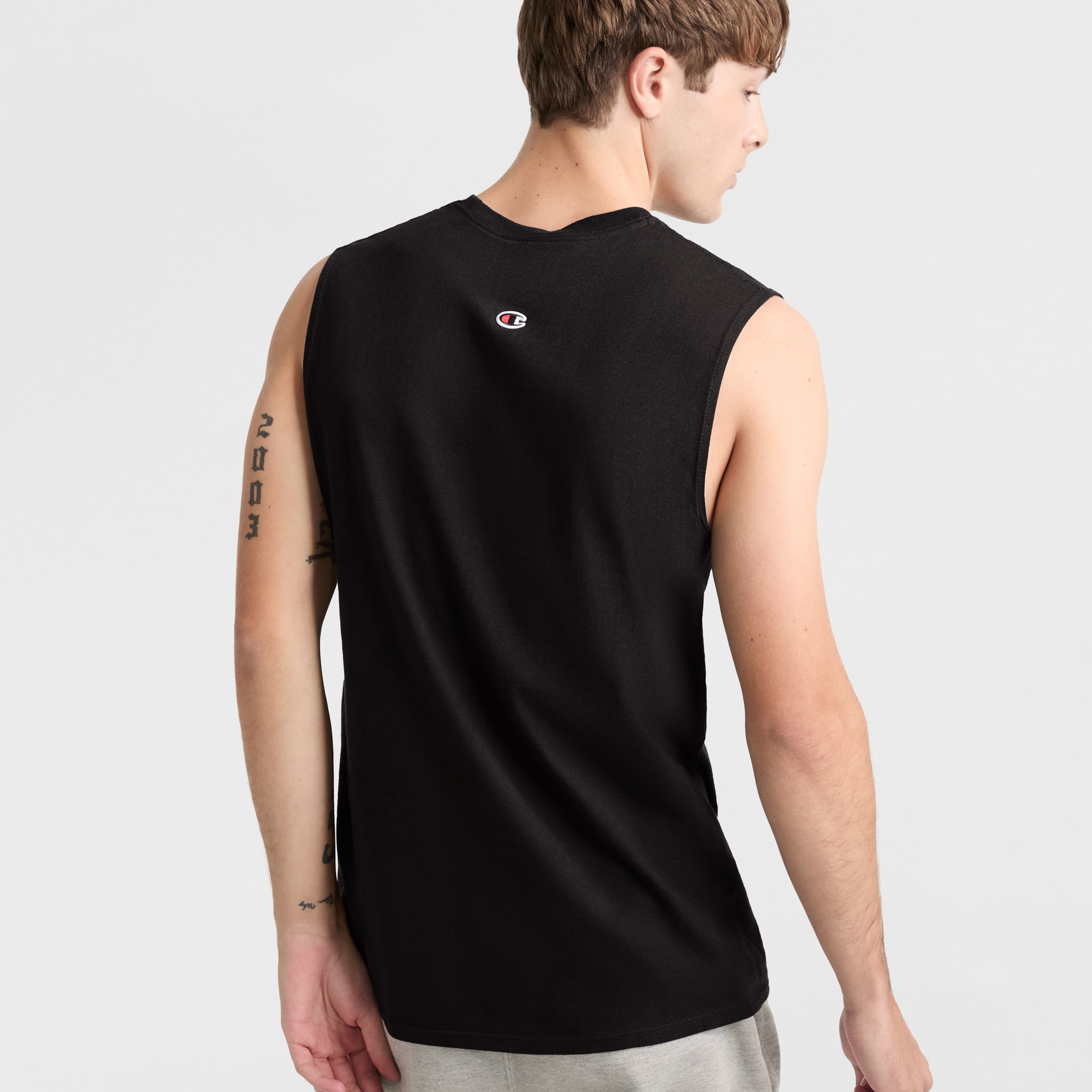 Classic Muscle Tank. Script Logo - Image 2