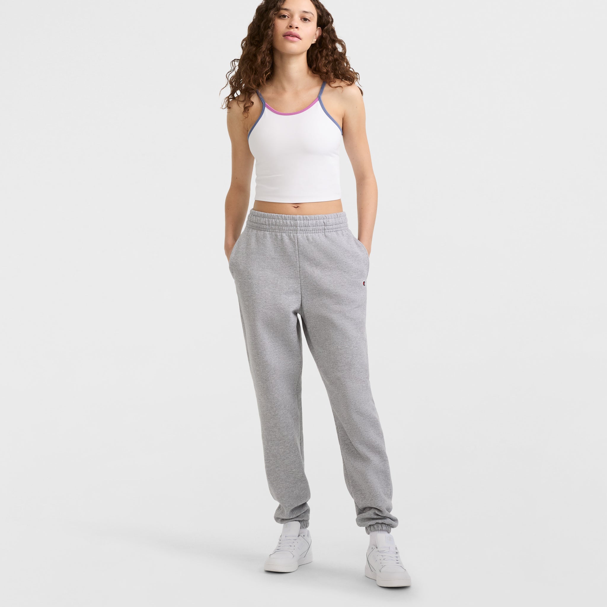Soft Touch Longline Cami. Shelf Bra. C Logo - Image 5